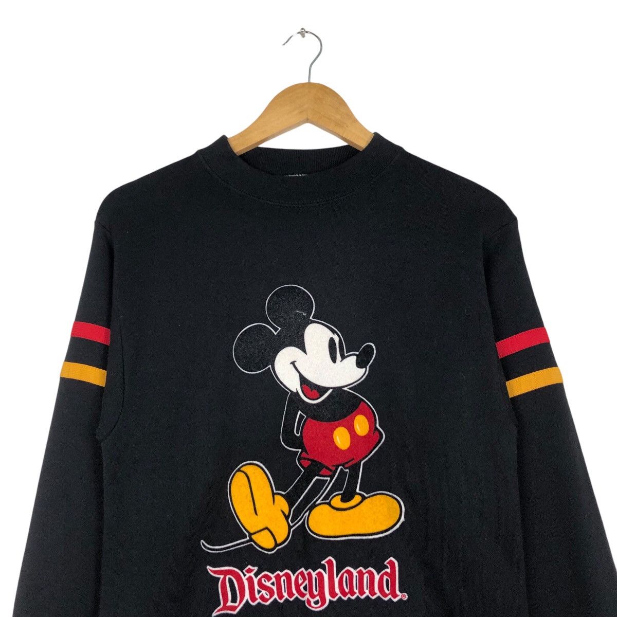 Disney × Vintage Vintage Mickey Mouse Sweatshirt Rare Black XS Size US XS / EU 42 / 0 - 2 Thumbnail