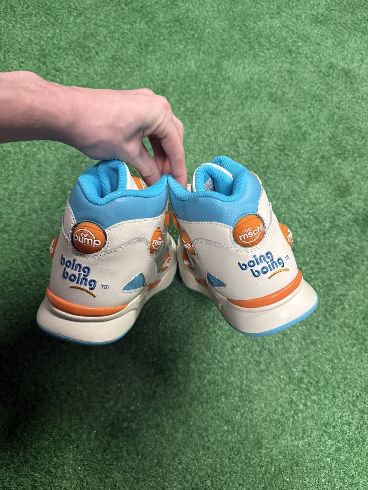 MSCHF Reebok x mschf “the pump” high tops Size US 11 / EU 44 - 3 Thumbnail