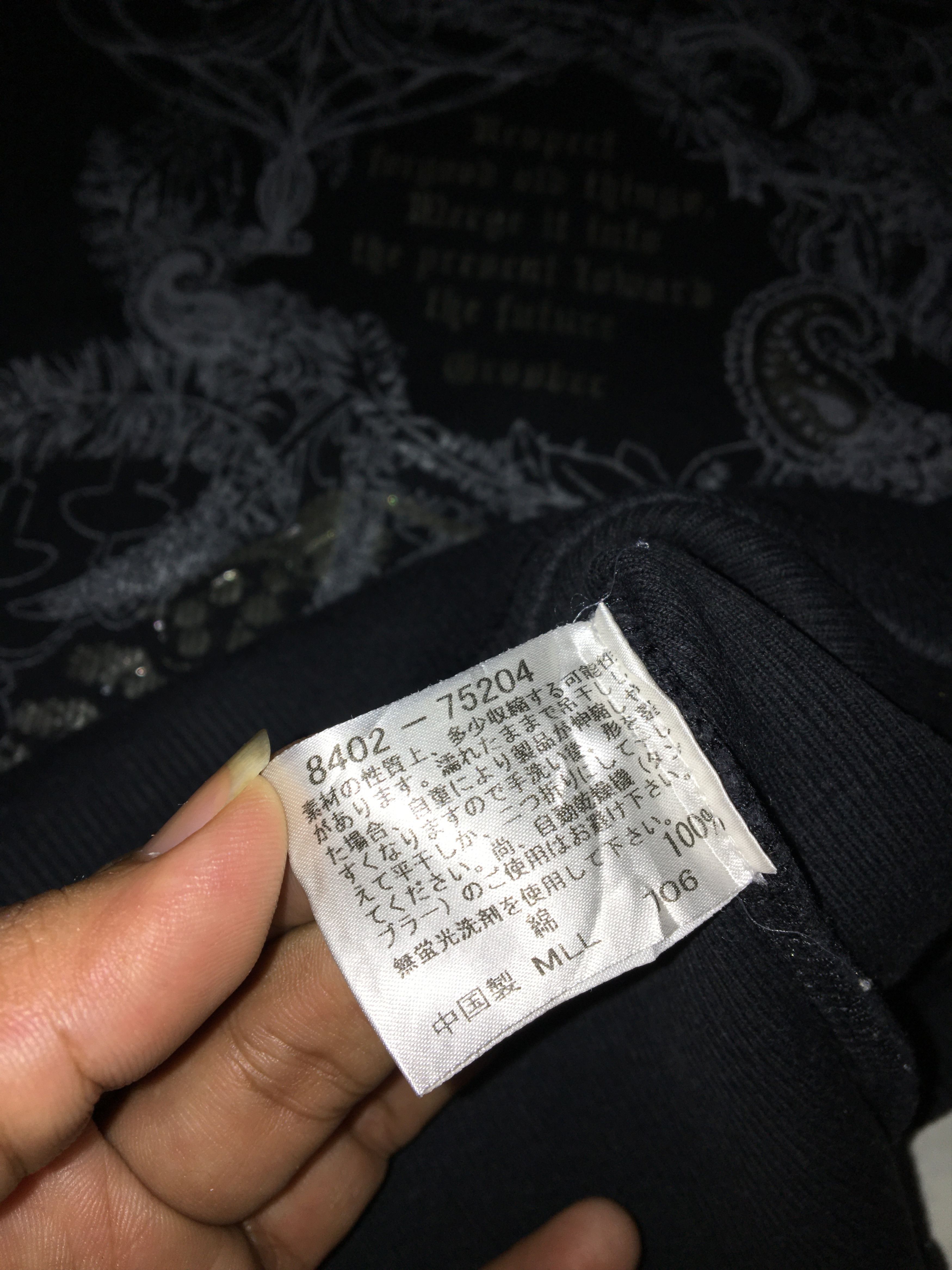 Japanese Brand NATIONALITY + NAME GROSBEC LONG SLEEVE Size US L / EU 52-54 / 3 - 5 Thumbnail