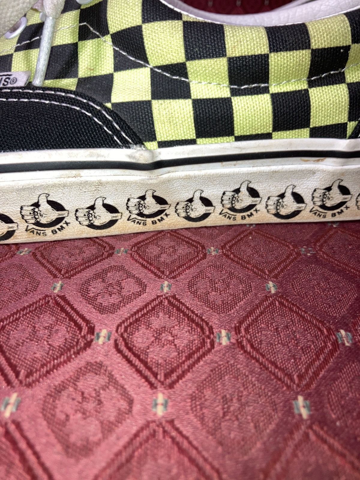 Vans VANS X BMX COLLAB CHECKERED LOW TOP Size US 10 / EU 43 - 2 Thumbnail