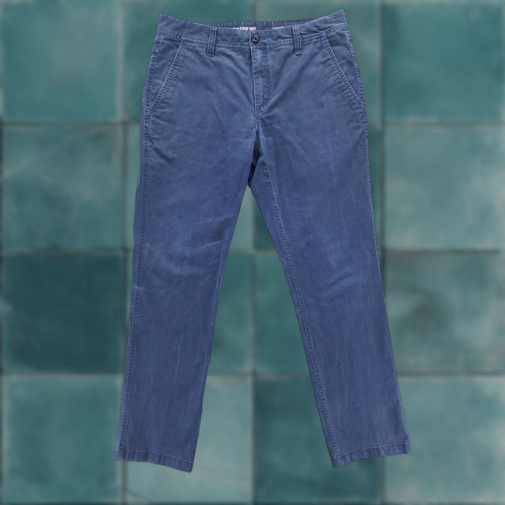 Toad&Co Toad&Co Mission Ridge Pants Mens 36x32 Blue Lean Fit Stretch Organic Cotton Pants Slim Front Pockets Casual Travel Workwear Mens Size US 36 / EU 52 - 1 Thumbnail