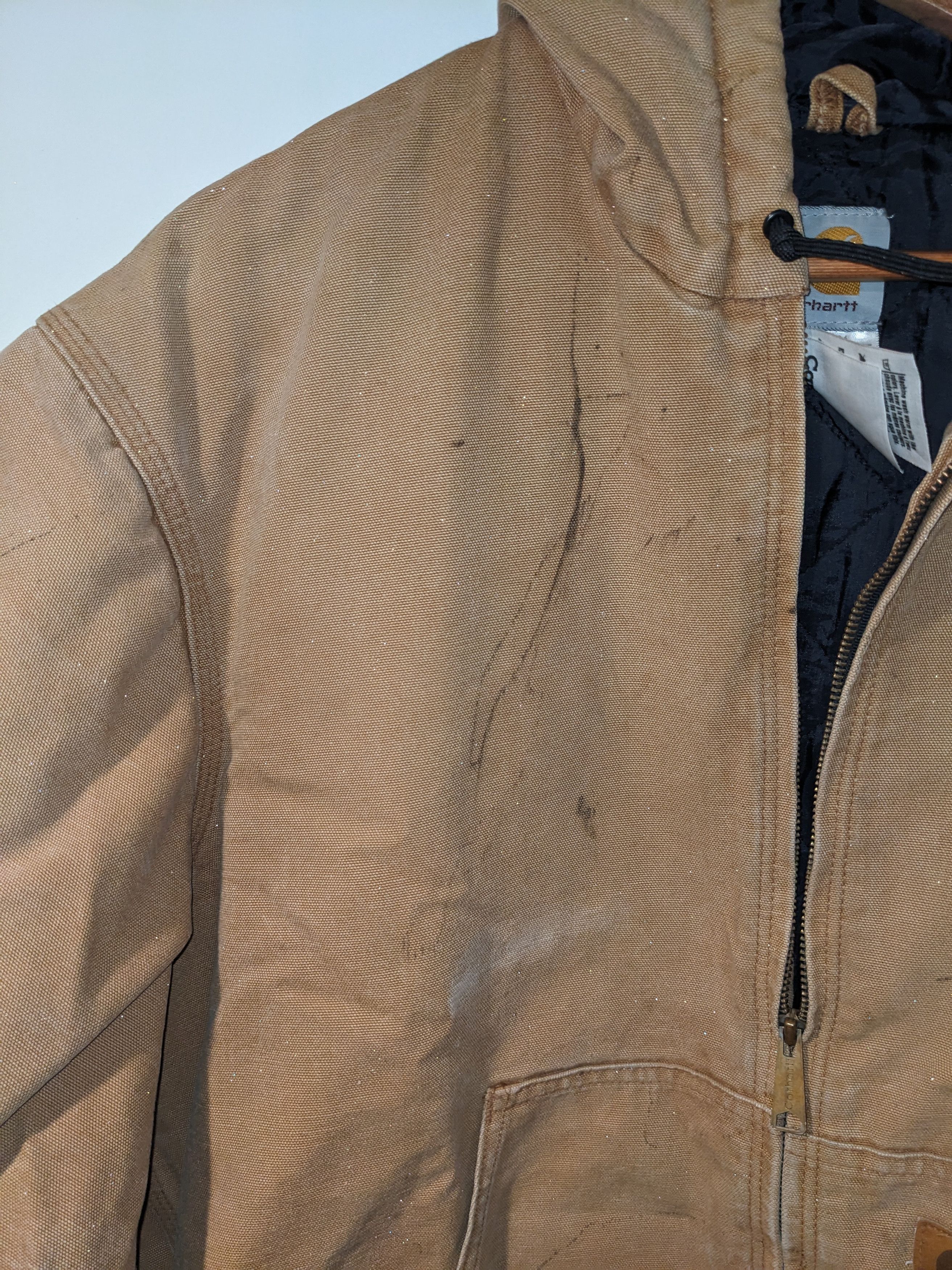 Carhartt × Vintage Vintage Carhartt J247 BRN Duck Canvas Full Zip Jacket Size US XL / EU 56 / 4 - 8 Thumbnail