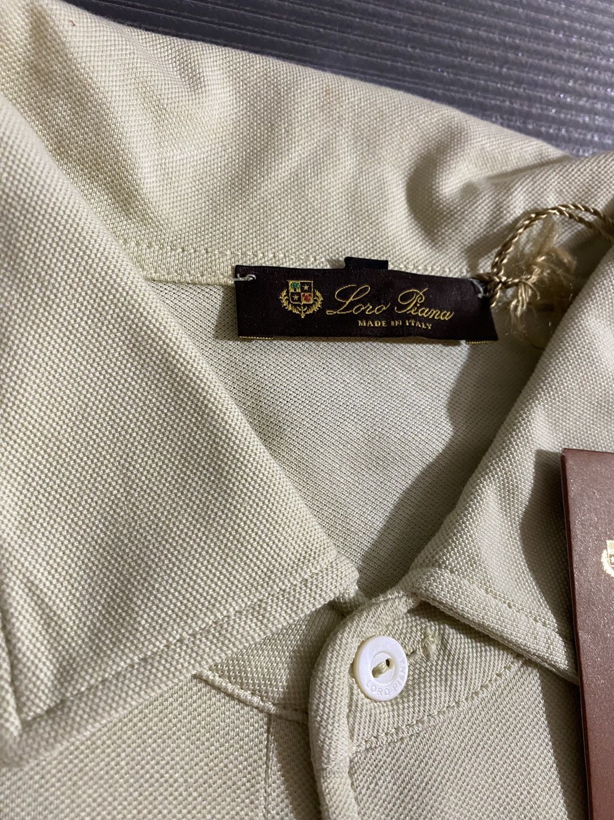 Loro Piana Loro Piana 🇮🇹 Pale Lime LS Open Polo XL NWT Made in Italy Size US L / EU 52-54 / 3 - 2 Thumbnail