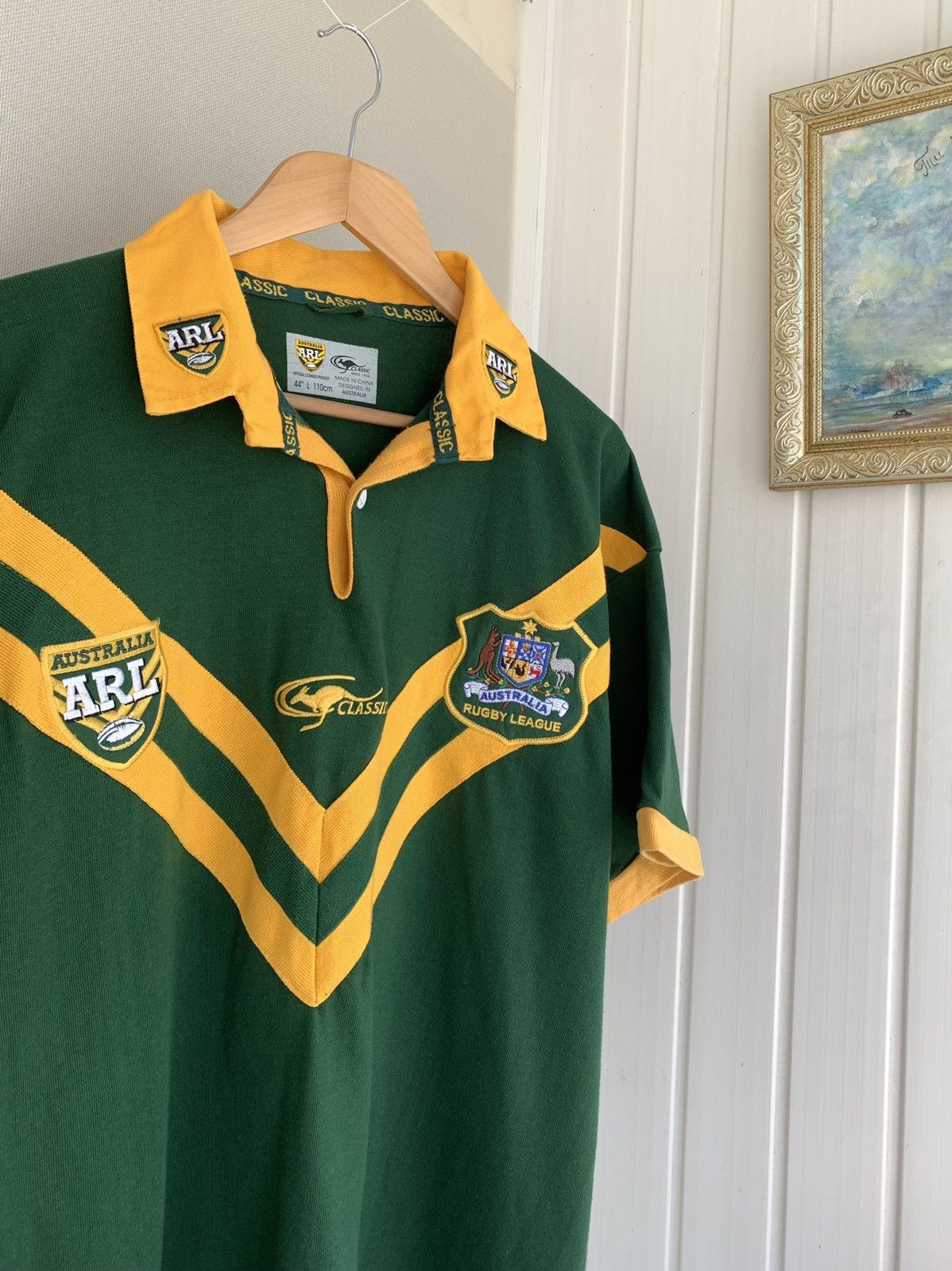 Vintage Classic Australia Rugby League ARL Vintage Jersey Size L Size US L / EU 52-54 / 3 - 3 Thumbnail