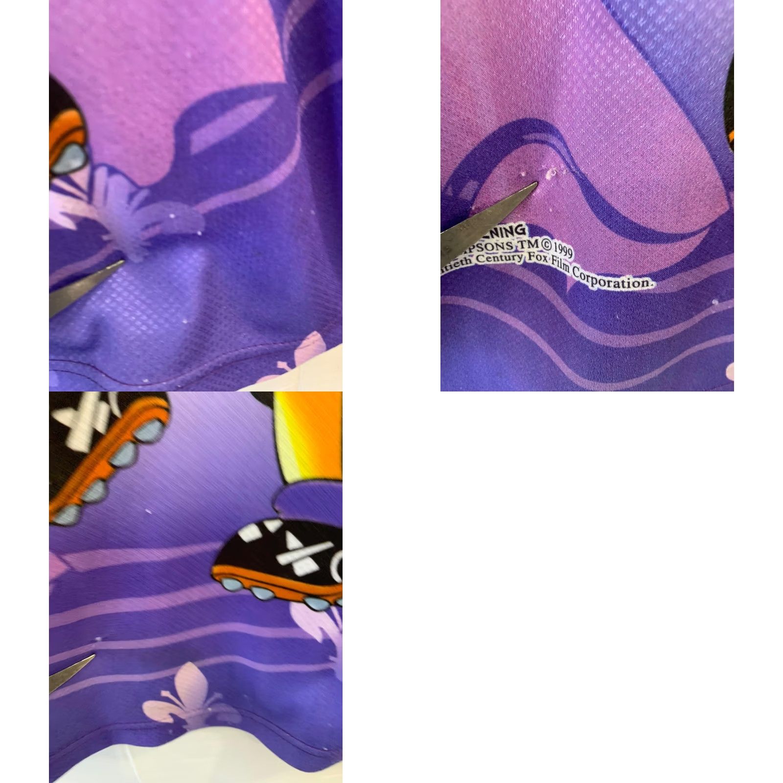 Vintage VINTAGE Bart Simpson Soccer Jersey Purple Knit Polo Shirt 90s The Simpsons Mens Small S Purple 90s Bart Simpson Mens Size US S / EU 44-46 / 1 - 9 Thumbnail