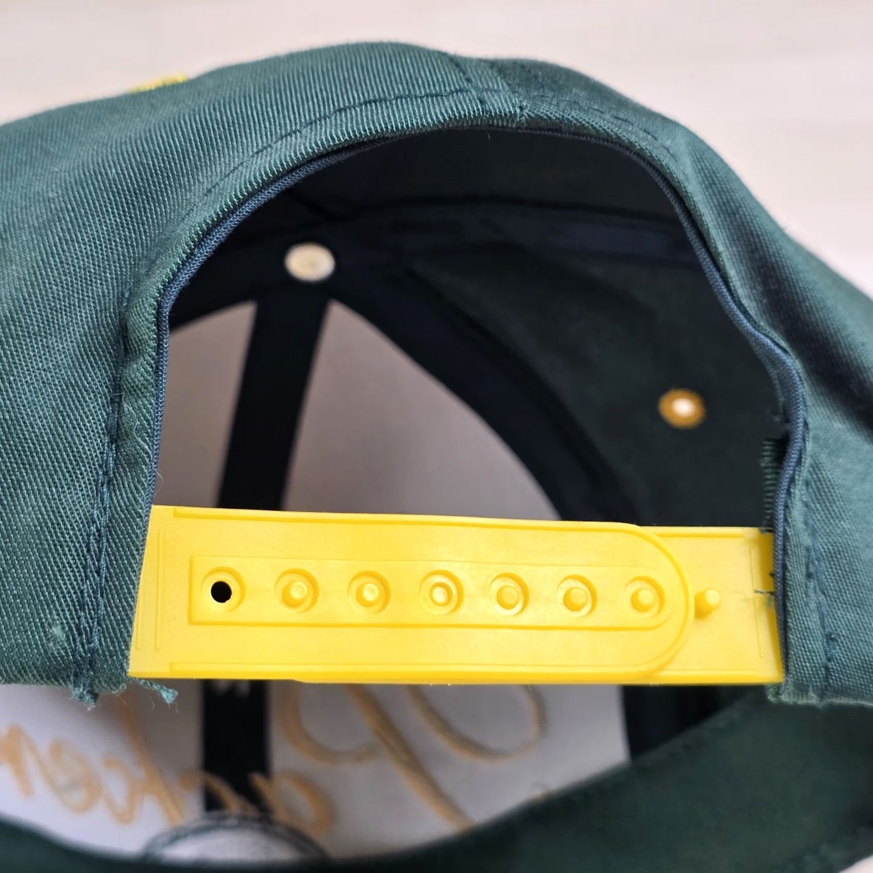 Drew VINTAGE Drew Pearson Green Bay Packers Snapback Hat Script Spell Out Logo One Size Green Mens Casual Football NFL 90s Classic Adjustable Hat Size ONE SIZE - 7 Thumbnail