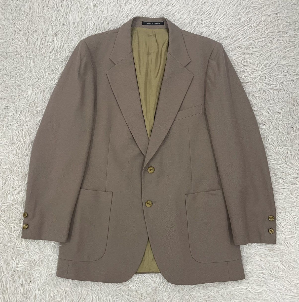 Yves Saint Laurent Vintage YSL Yves Saint Laurent Jacket Coat Made in France Size US M / EU 48-50 / 2 - 1 Thumbnail