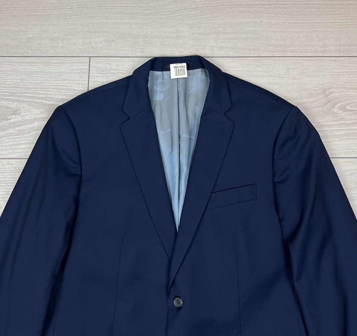 Ermenegildo Zegna Ermenegildo Zegna Vintage Blue Lana Silk Blazer 58 Size Size 50R - 4 Thumbnail
