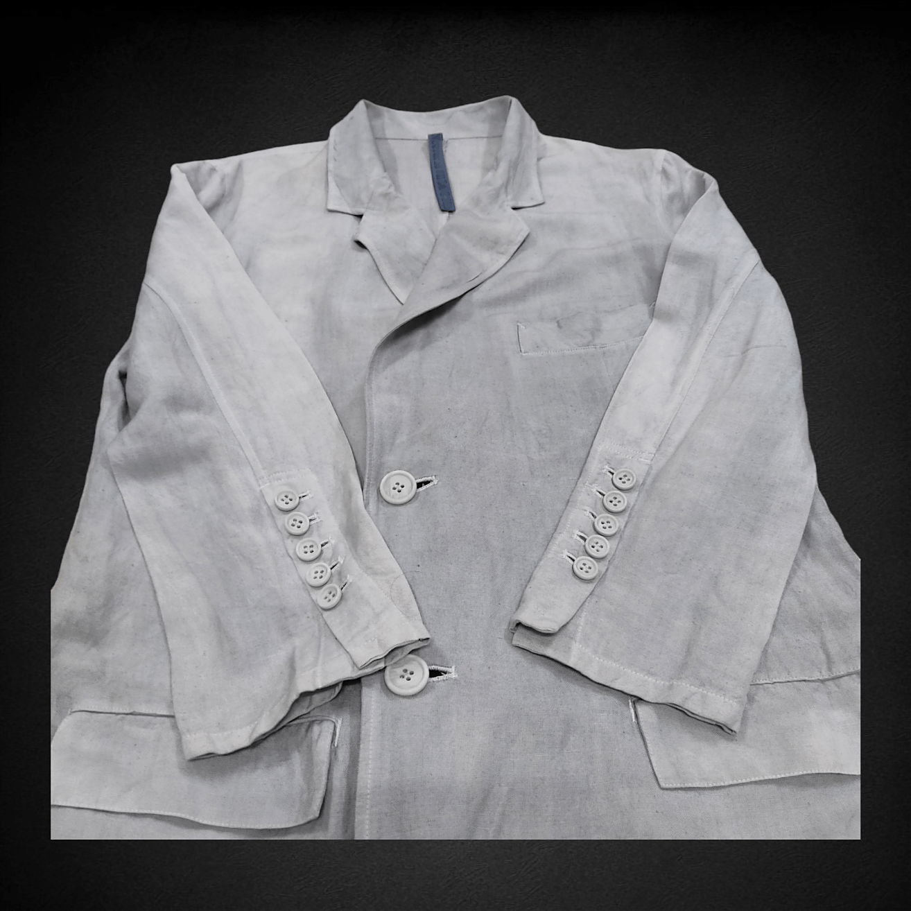 Mostly Heard Rarely Seen × Yohji Yamamoto NOCTURNE #22 C SHARP MINOR Light Trench Coat Jacket Size S / US 4 / IT 40 - 9 Thumbnail