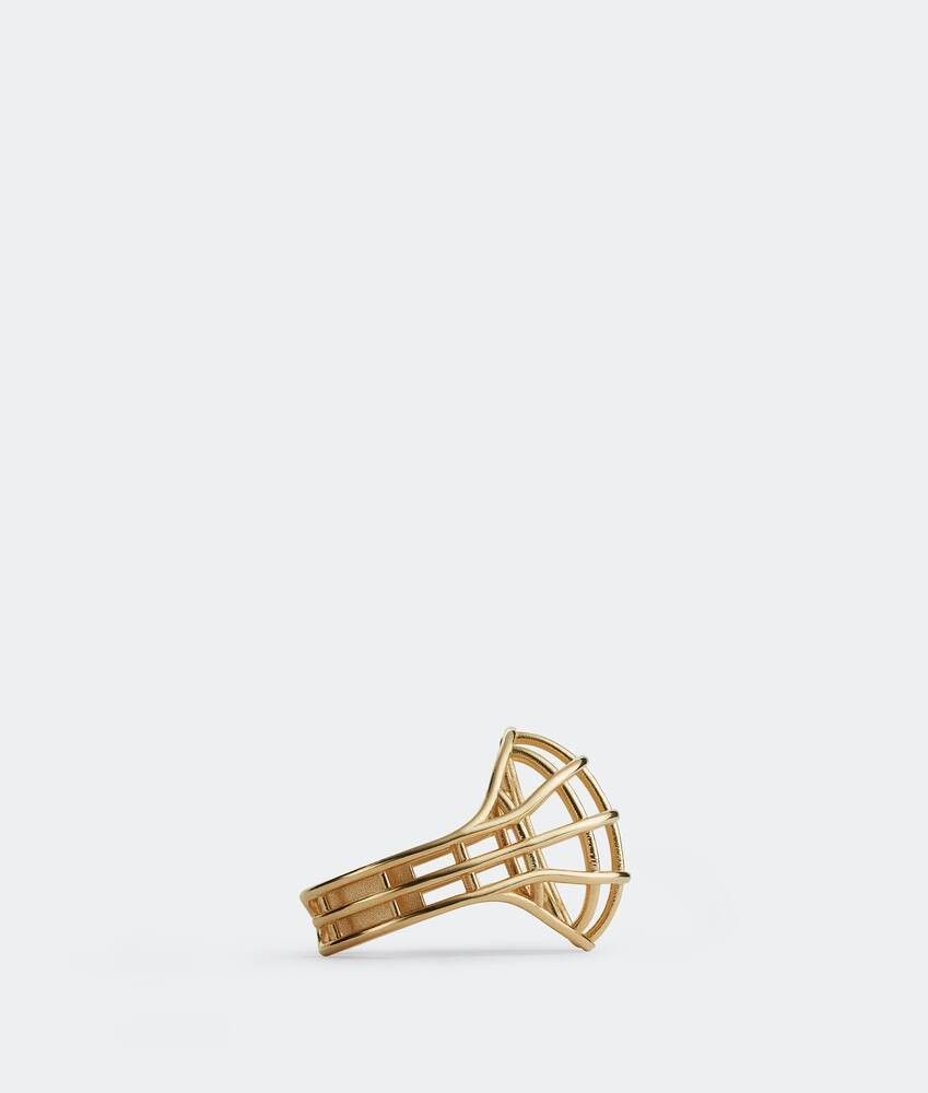 Bottega Veneta o1n1vont1124 Size: 11 / Outline Ring in Gold Size ONE SIZE - 4 Thumbnail