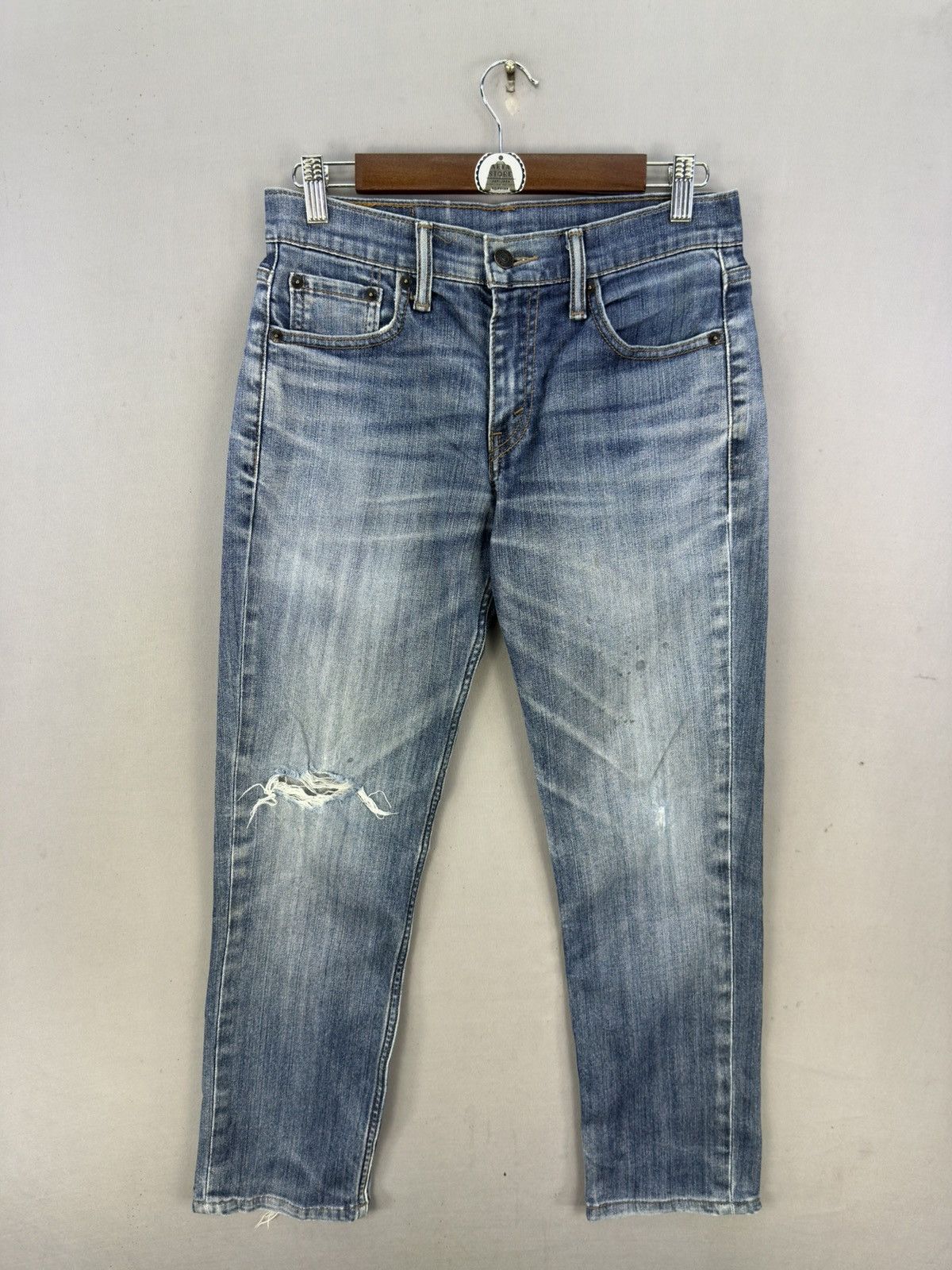 Levi's Levi’s 511 Distressed Faded Regular Fit Jeans Size US 30 / EU 46 - 1 Thumbnail