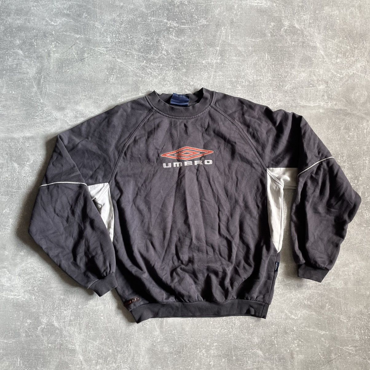 UMBRO セーター　GLAND SLAM 1979-1980年 OG LOGO TEE SHIRT WASHED BLACK - SLAM JAM and UMBRO(スラム