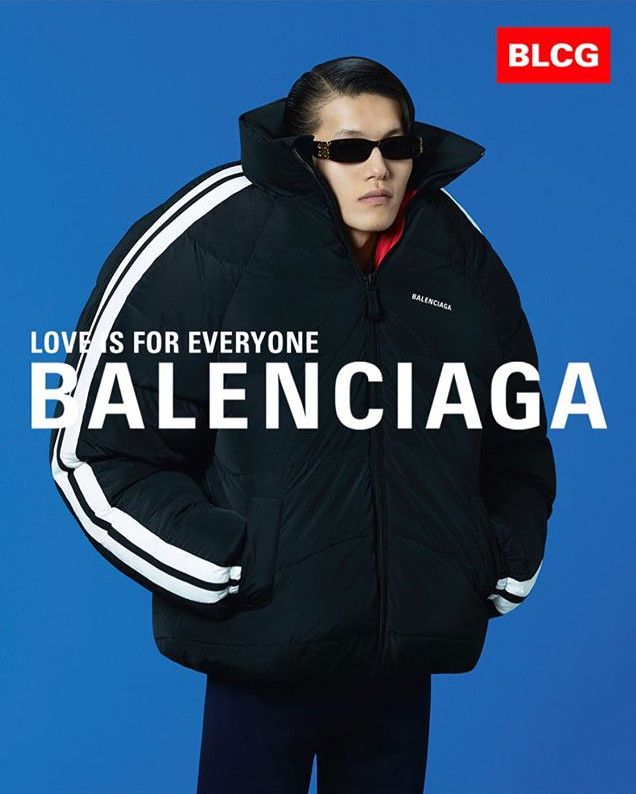 image of Balenciaga 20Ss Down Jacket in Black, Men's (Size Medium)