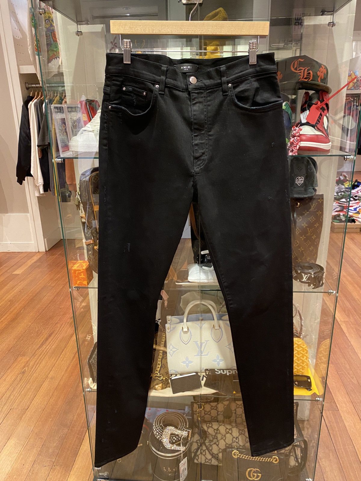 image of Amiri Denim Black 36, Men's