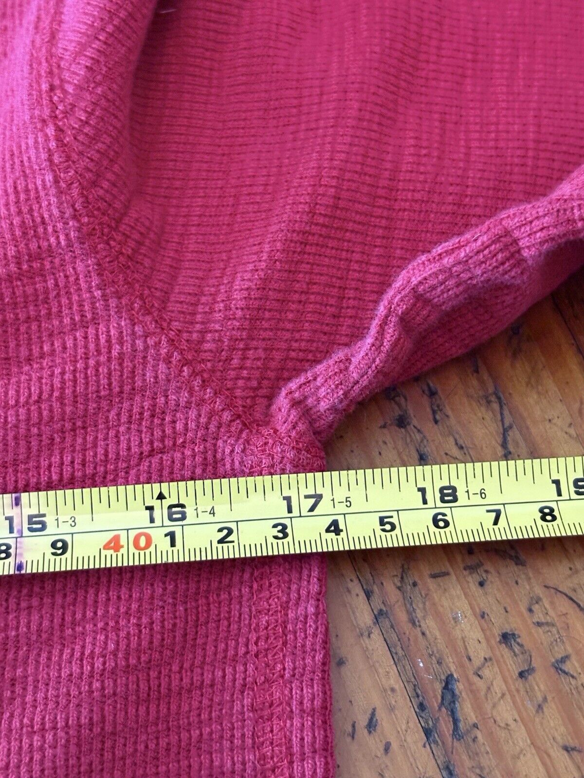 Arizona Jean Co. Arizona Jeans Co Red Thermal Long Sleeve Small Size US S / EU 44-46 / 1 - 4 Thumbnail