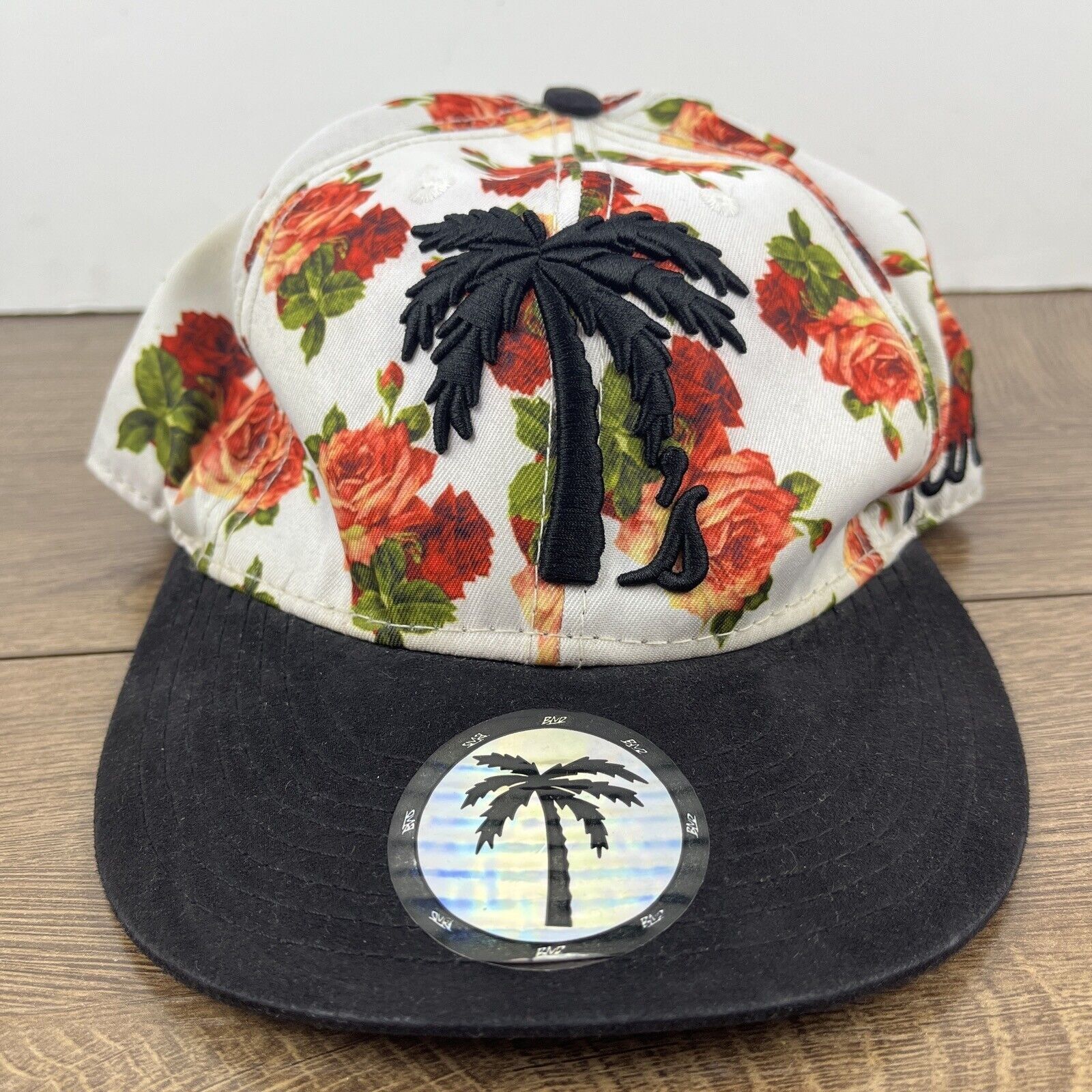Other Palm Tree Hat Palm Trees White Hat Adjustable Adult Size Hat Size ONE SIZE - 4 Thumbnail