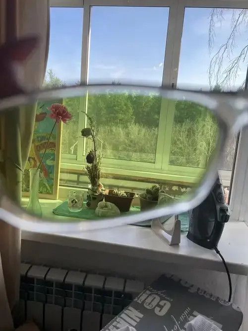 Designer Green Color Futuristic Cateye Glasses Punk Style Sunglasses Size ONE SIZE - 4 Thumbnail