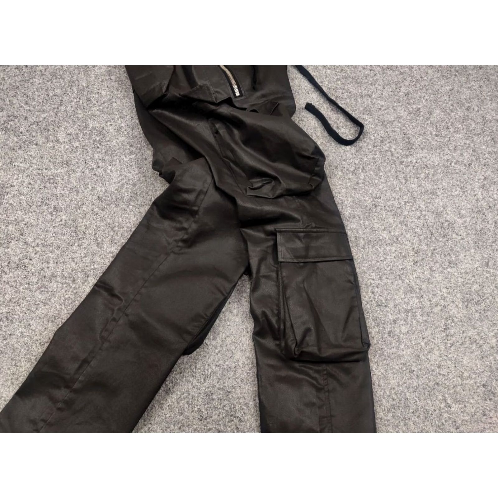 Vagabond Vagabond Black Slim Cargo Pants Rick Owens Style Mens Regular Size US 33 - 4 Thumbnail
