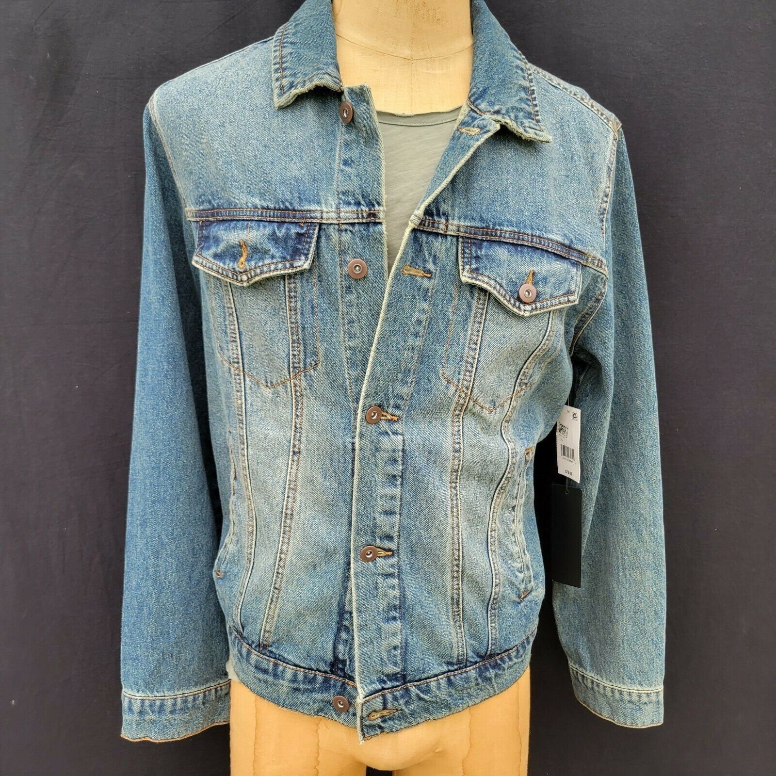 Other Men's Lazer Denim Jacket. XL Size US XL / EU 56 / 4 - 2 Thumbnail