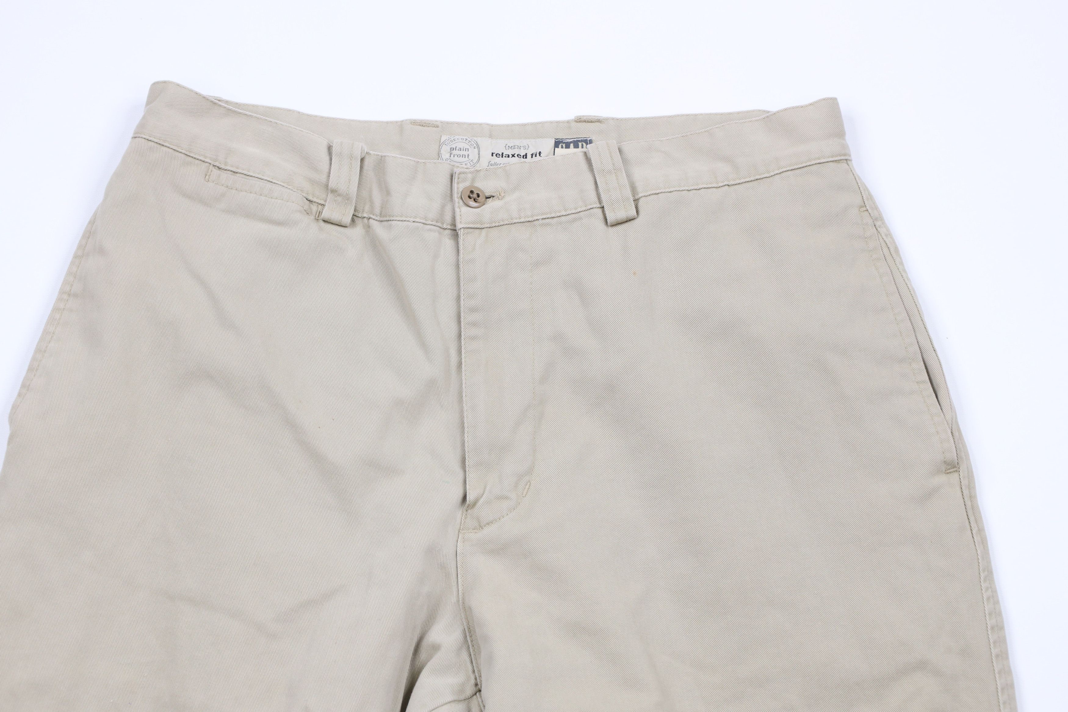 Gap Vintage Y2K Gap Flannel Lined Chino Pants Beige 32x32 Size US 32 / EU 48 - 3 Thumbnail