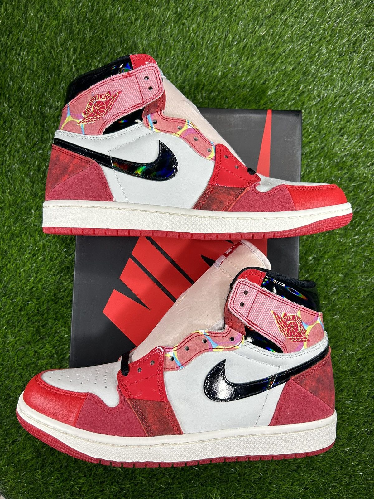 Nike AJ1 “Spiderman Across the SpiderVerse” Grailed