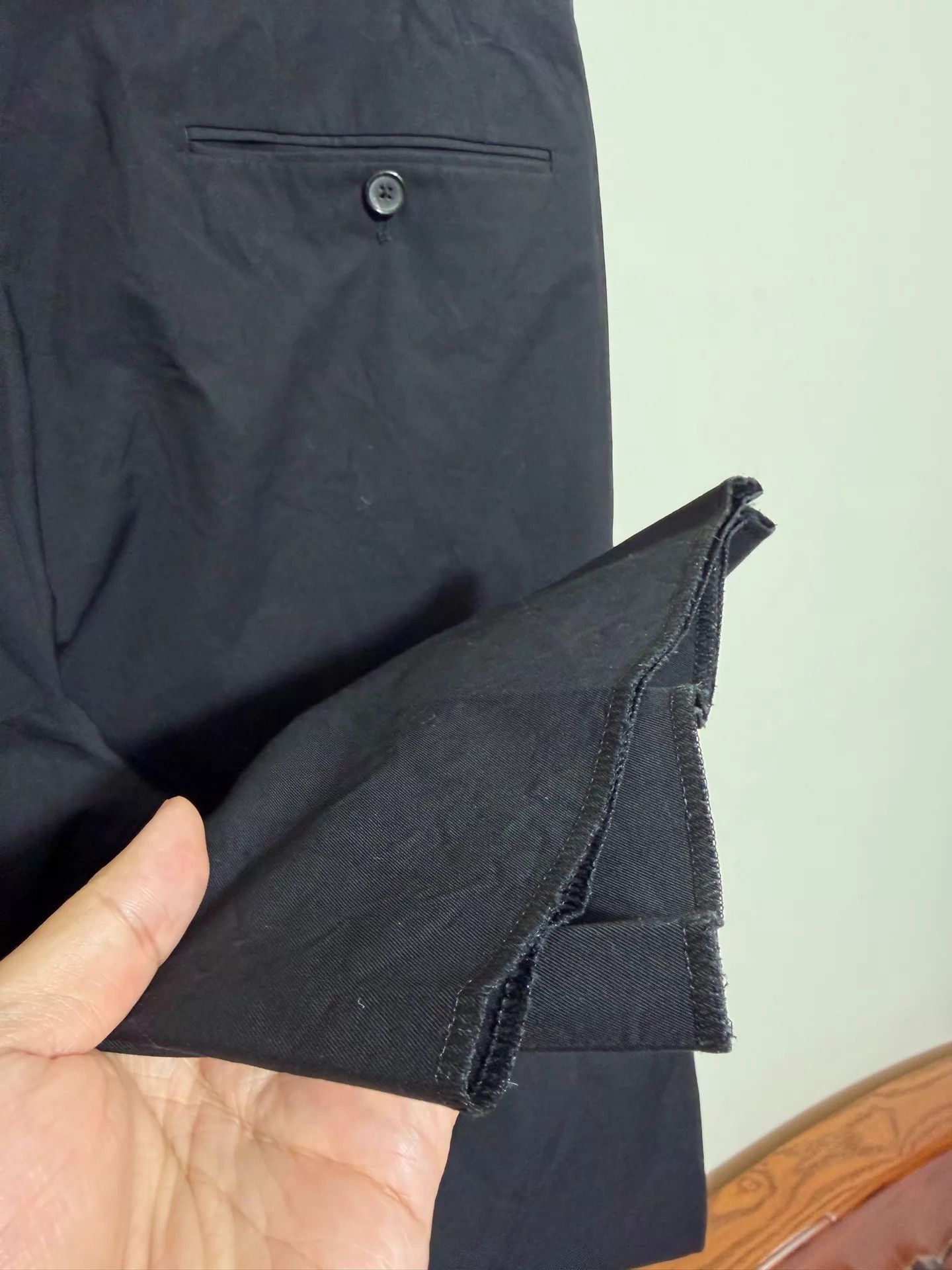 Jil Sander Jil Sander Pleated Slim Black Trousers 52 Size US 36 / EU 52 - 5 Thumbnail