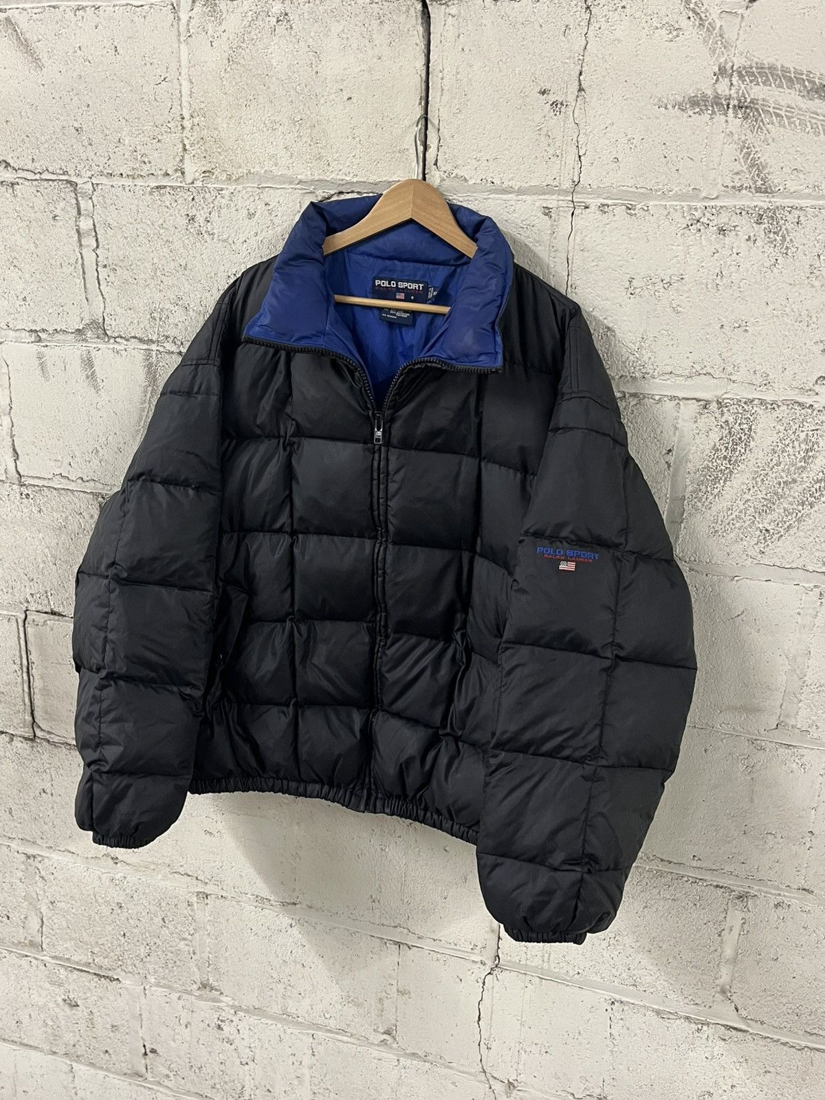 Polo Ralph Lauren Vintage polo sport black down puffer jacket rare 90s hype Size US XXL / EU 58 / 5 - 4 Thumbnail