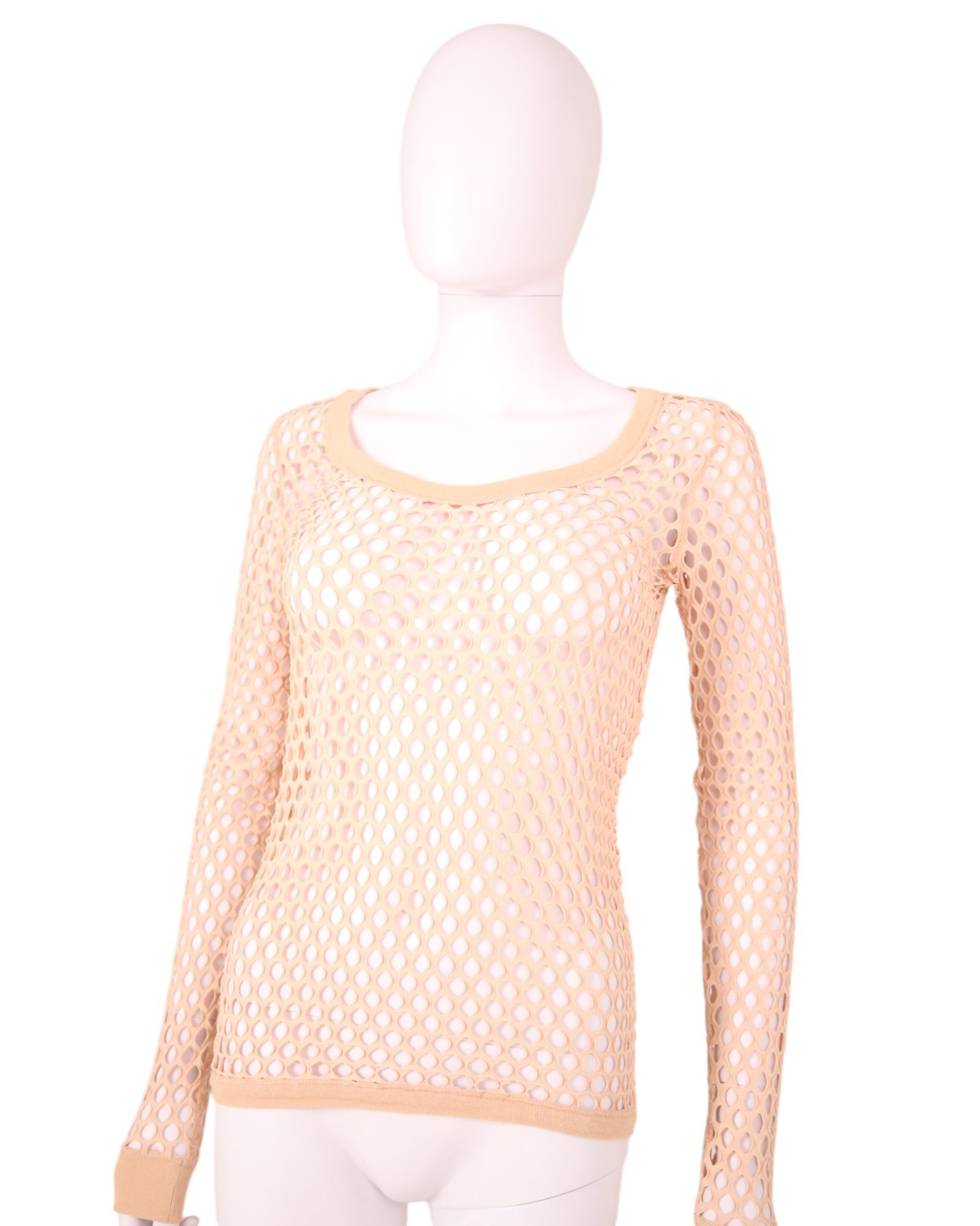 Dolce & Gabbana 2000's Honeycomb Cut-Out Pink Top Size S / US 4 / IT 40 - 4 Thumbnail