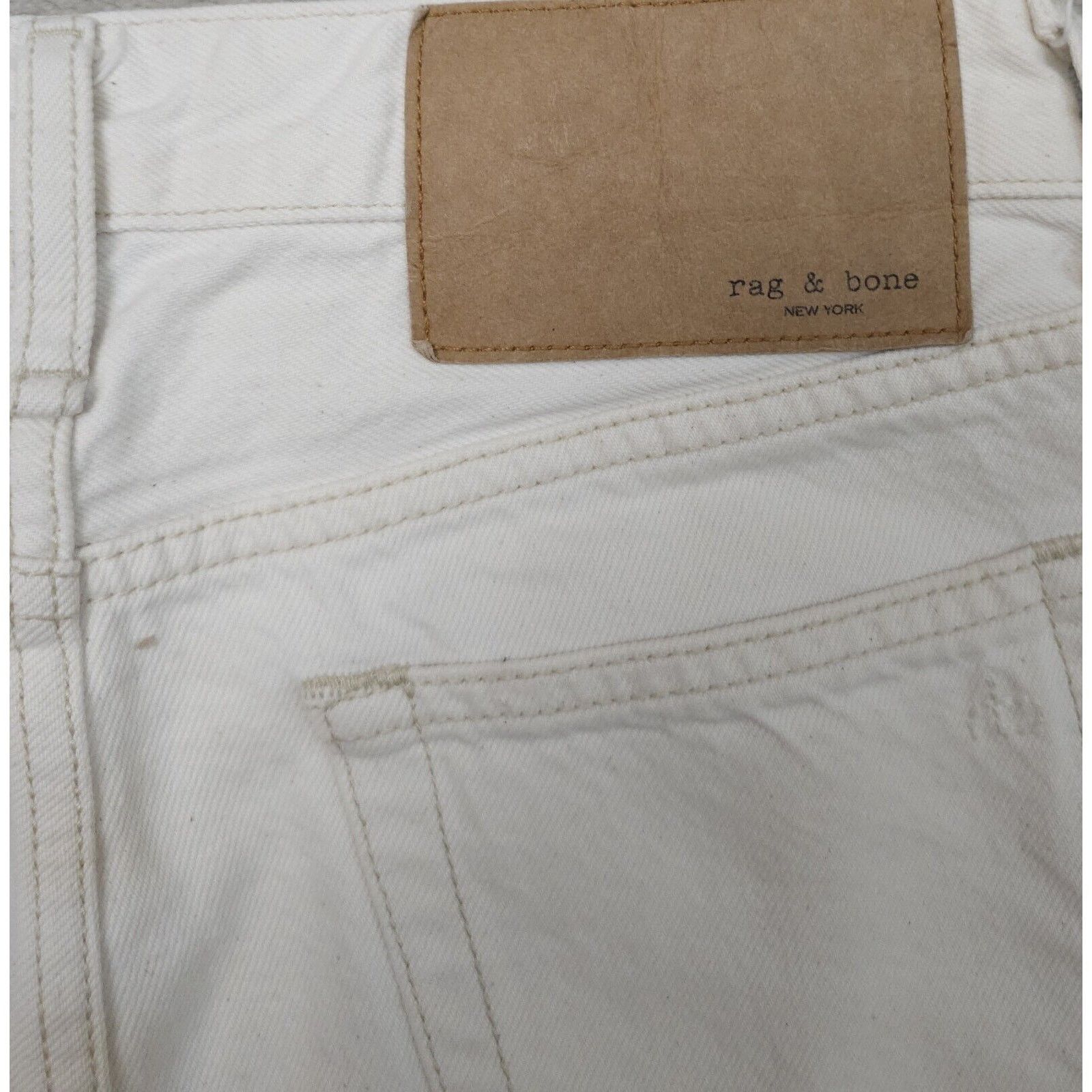 Rag & Bone Rag & Bone Alex High-Rise Straight Jeans Dark Wash Designer Size 24" / US 00 / IT 34 - 7 Thumbnail