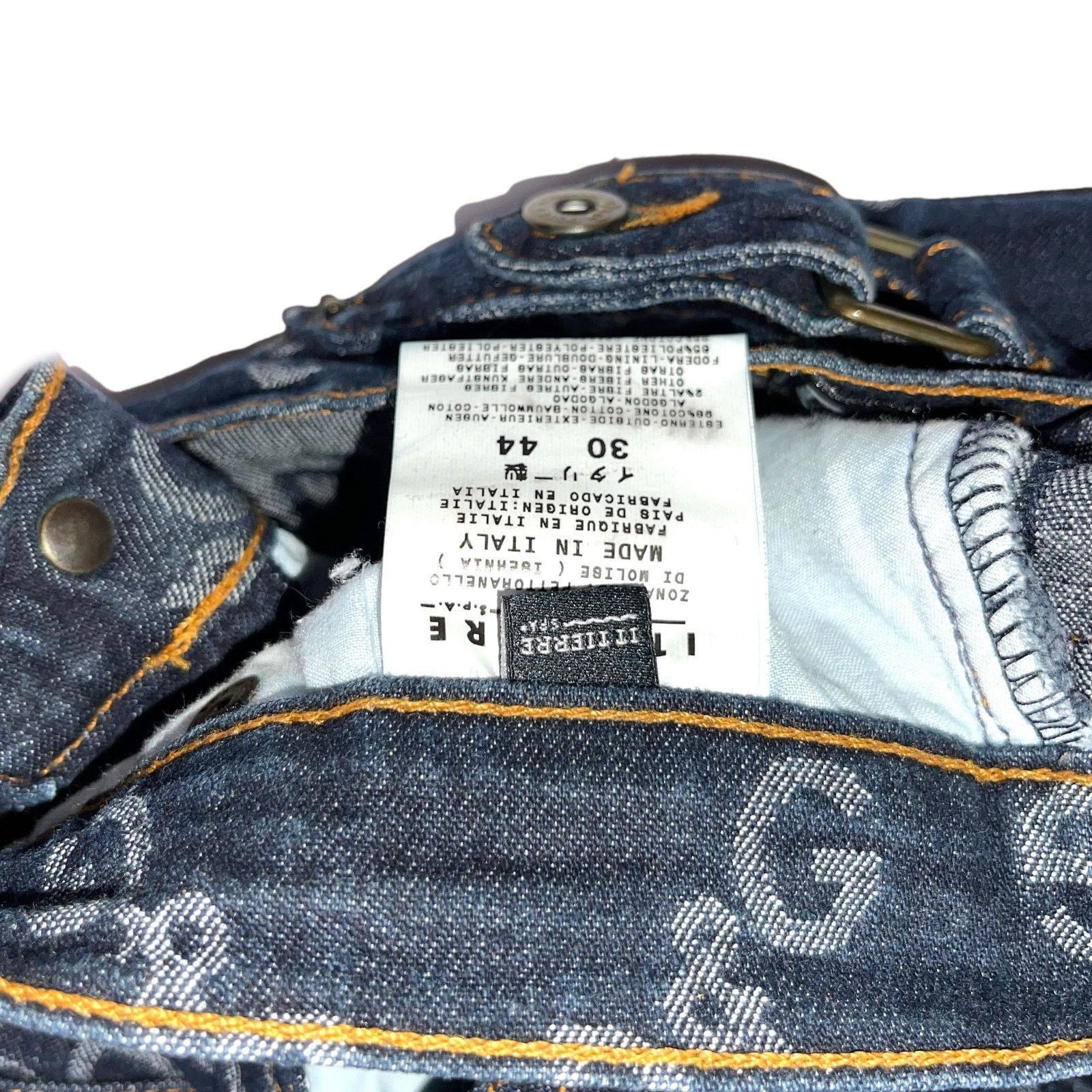 Dolce & Gabbana Dolce & Gabbana Full Pattern DG Monogram Denim Jeans Pants Size US 30 / EU 46 - 5 Thumbnail