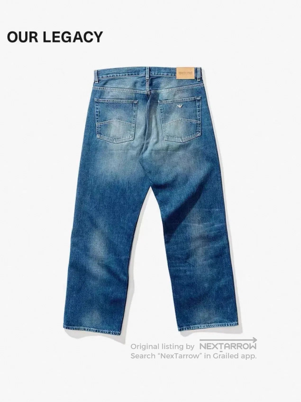 Our Legacy OUR LEGACY x EMPORIO ARMANI Third Cut Jeans. Size US 33 - 2 Thumbnail