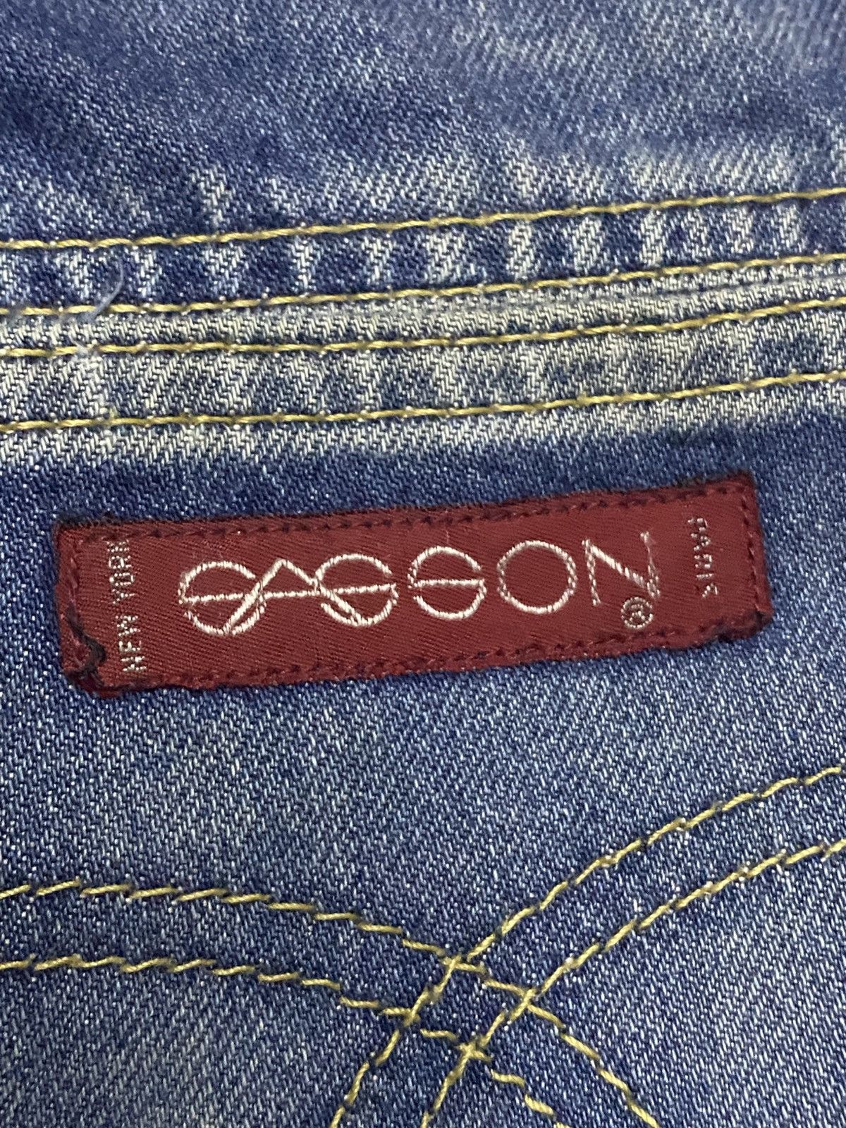 Japanese Brand Vintage American/Japanese Sasson Blue Wash Baggy Jeans Size US 34 / EU 50 - 11 Thumbnail