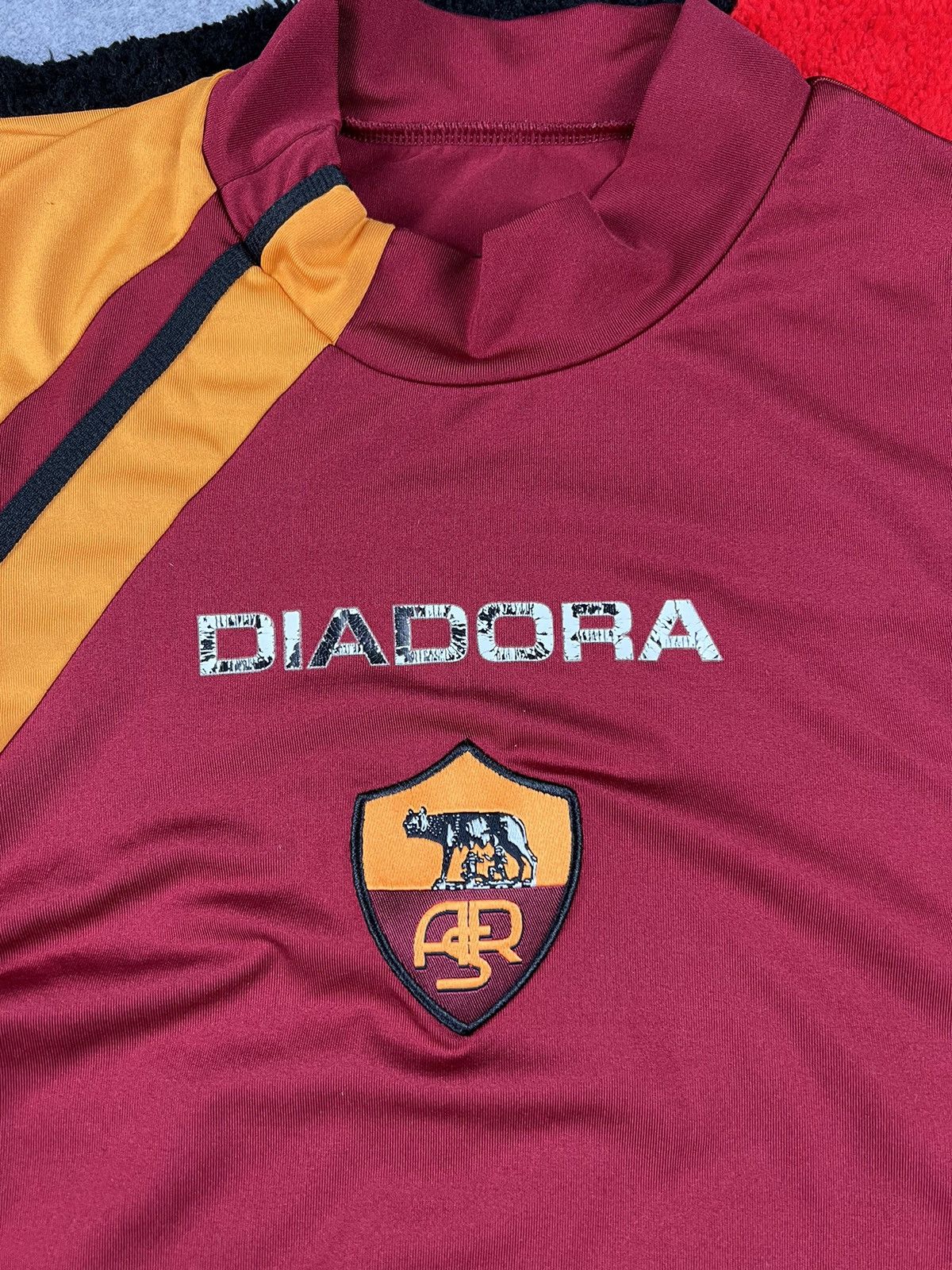 Diadora Vintage Diadora AS Roma 2005/06 Home Football Soccer Jersey Size US M / EU 48-50 / 2 - 6 Thumbnail