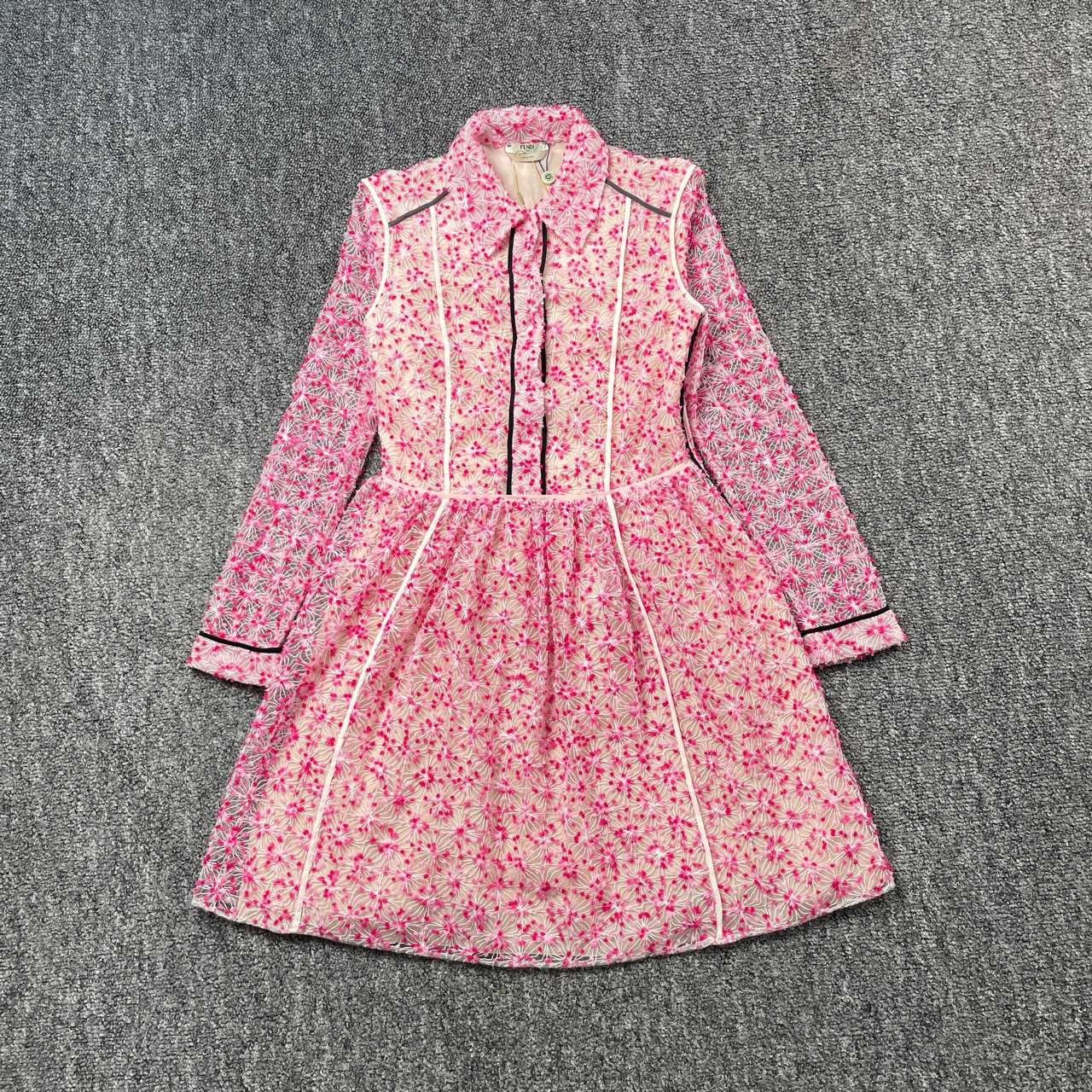 Fendi Fendi Pink Dress it_36 Women Size XS / US 0-2 / IT 36-38 - 1 Thumbnail