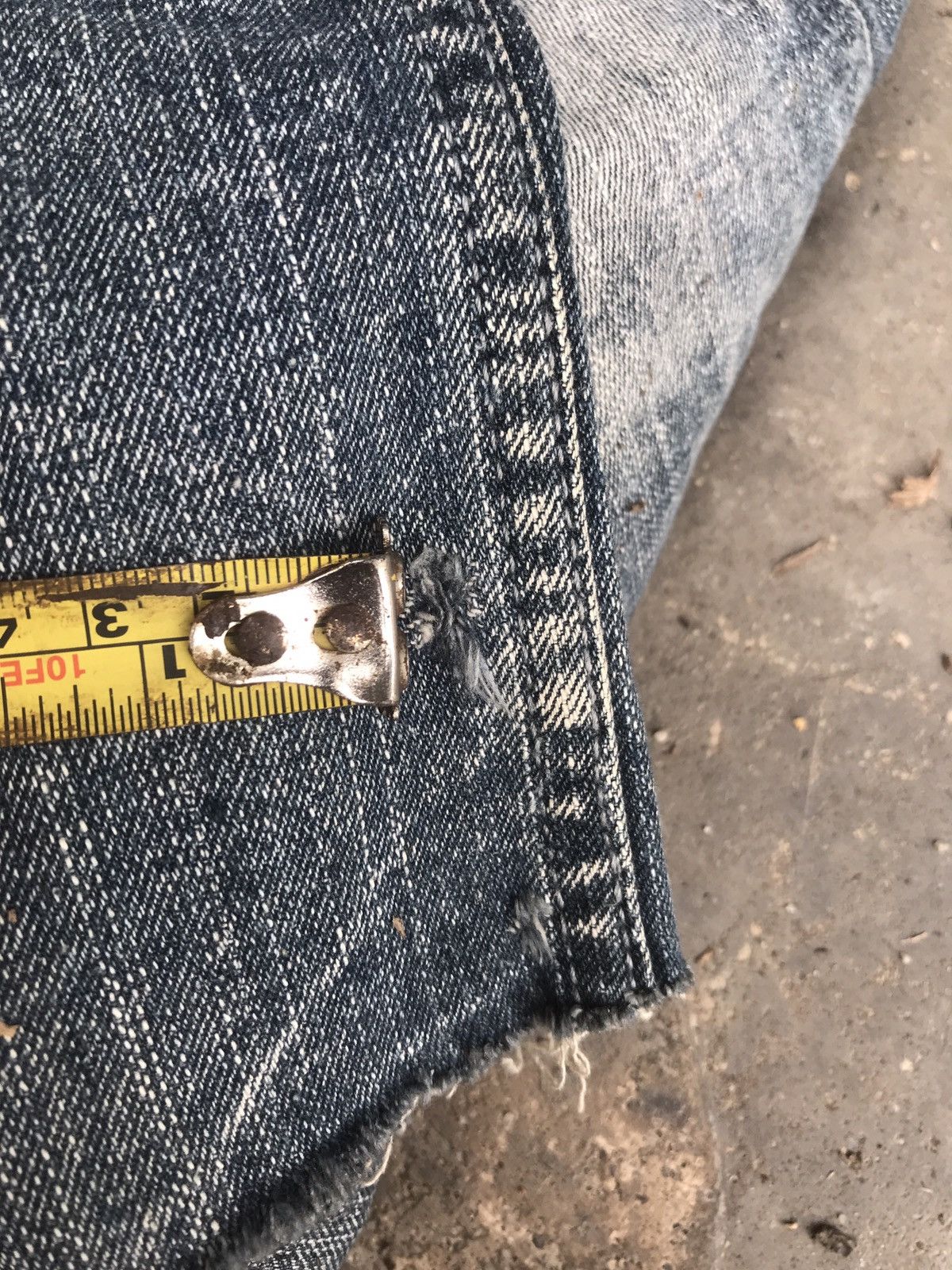 Japanese Brand Wild Life Skull Double Waist Carpenter Cropped Jeans Size US 34 / EU 50 - 14 Thumbnail