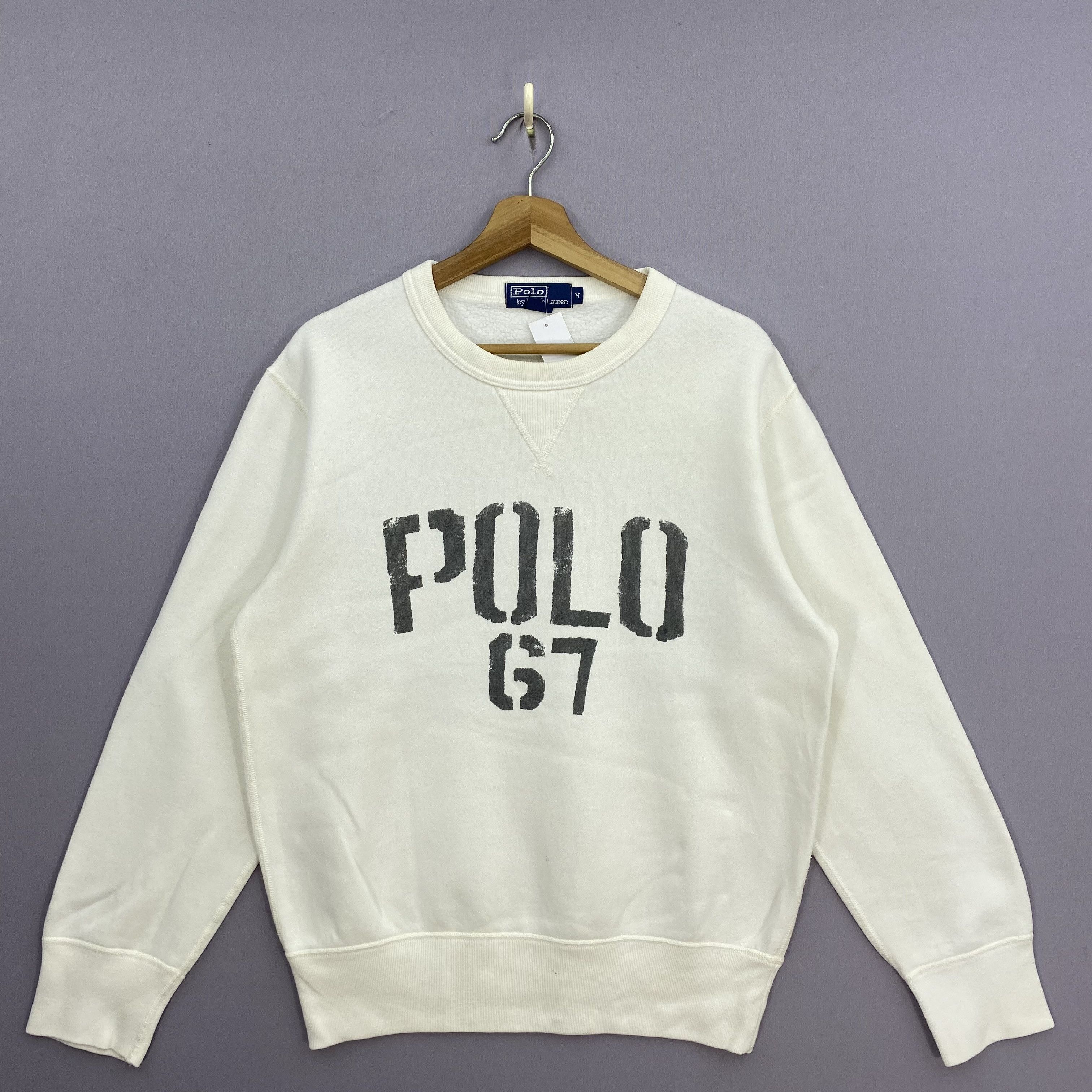 Polo Ralph Lauren Vintage 90s Polo 67 Sweatshirt Polo Ralph Lauren Jumper Size US M / EU 48-50 / 2 - 2 Thumbnail