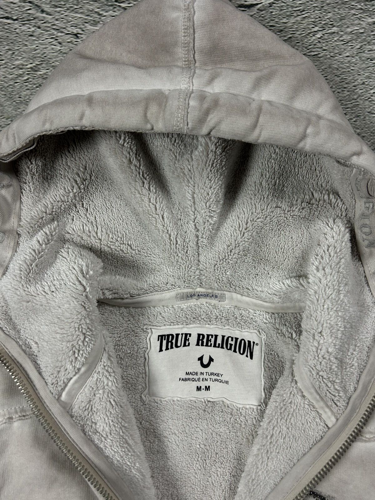 True Religion True Religion zip hoodie vintage skull rhinestones sherpa Size US M / EU 48-50 / 2 - 5 Thumbnail