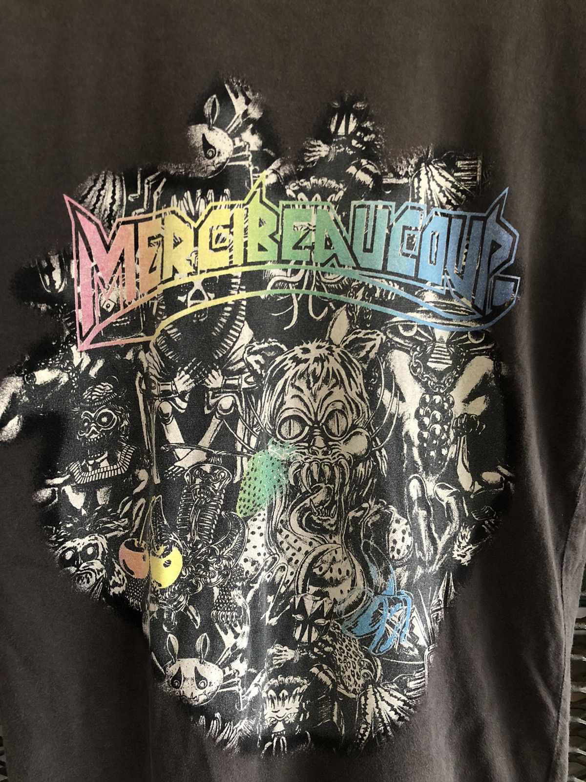 Issey Miyake × Japanese Brand × mercibeaucoup JAPANESE MERCIBEAUCOUP ISSEY MIYAKE POEM GOTHICSTYLE TEE Size US L / EU 52-54 / 3 - 4 Thumbnail