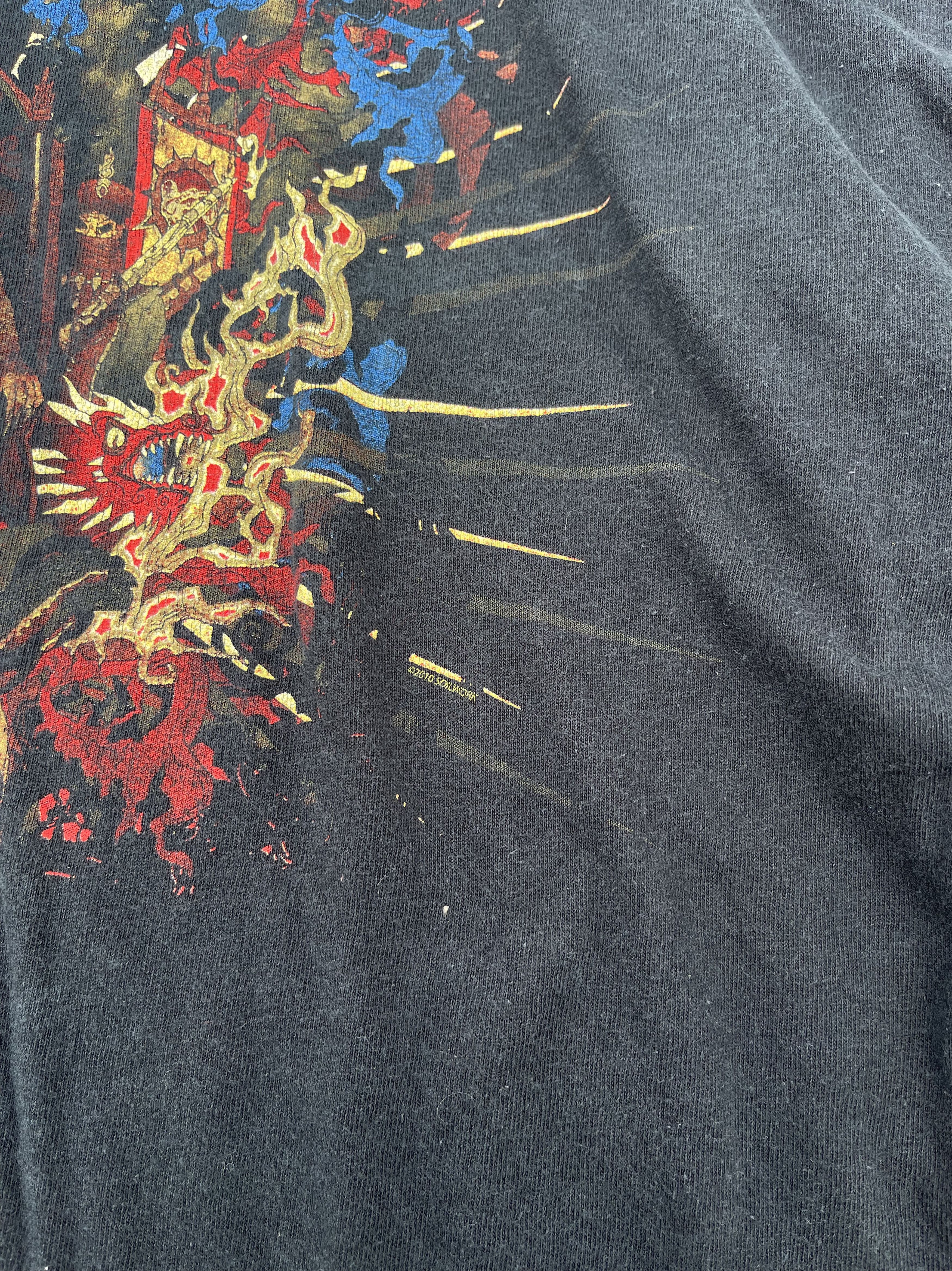 Band Tees × Gildan × Vintage Vintage y2k Soilwork “The Panic Broadcast” Long Sleeve Tee Size US XL / EU 56 / 4 - 10 Thumbnail