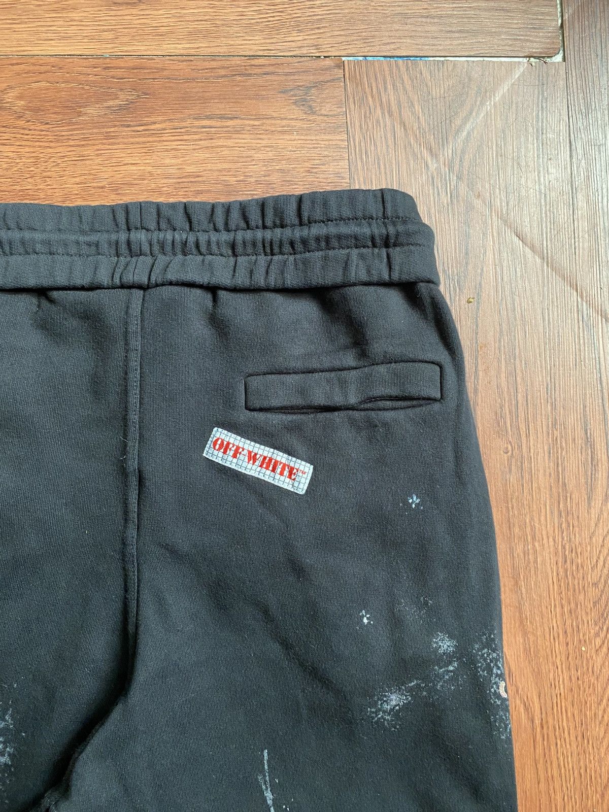 Off-White Off White Diagonal Galaxy Sweatpants Size US 31 - 9 Thumbnail
