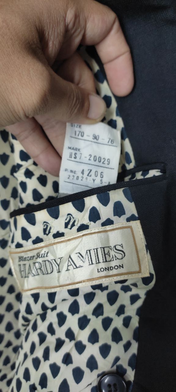 Hardy Amies HARDY AMIES LONDON DOUBLE BREASTED BLAZER COAT JACKET Size US S / EU 44-46 / 1 - 9 Thumbnail