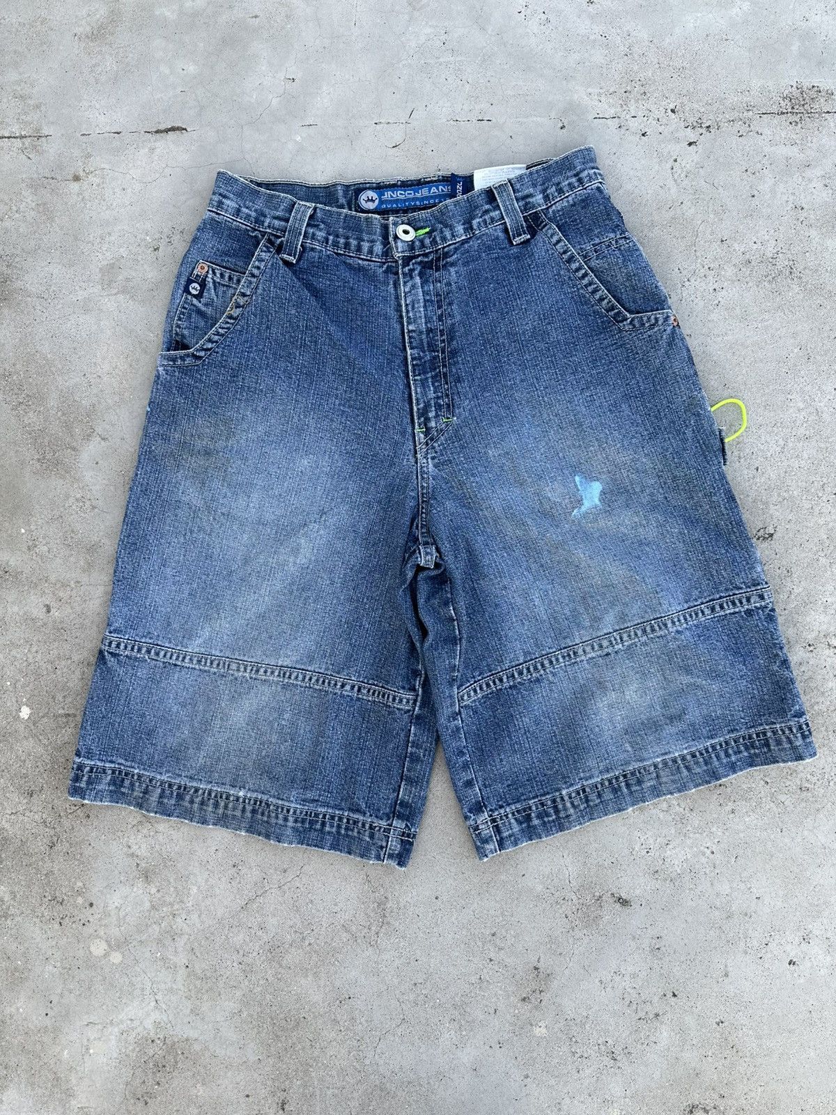 JNCO × Vintage Vintage JNCO Jeans Baggy Denim Shorts Size US 31 - 6 Thumbnail
