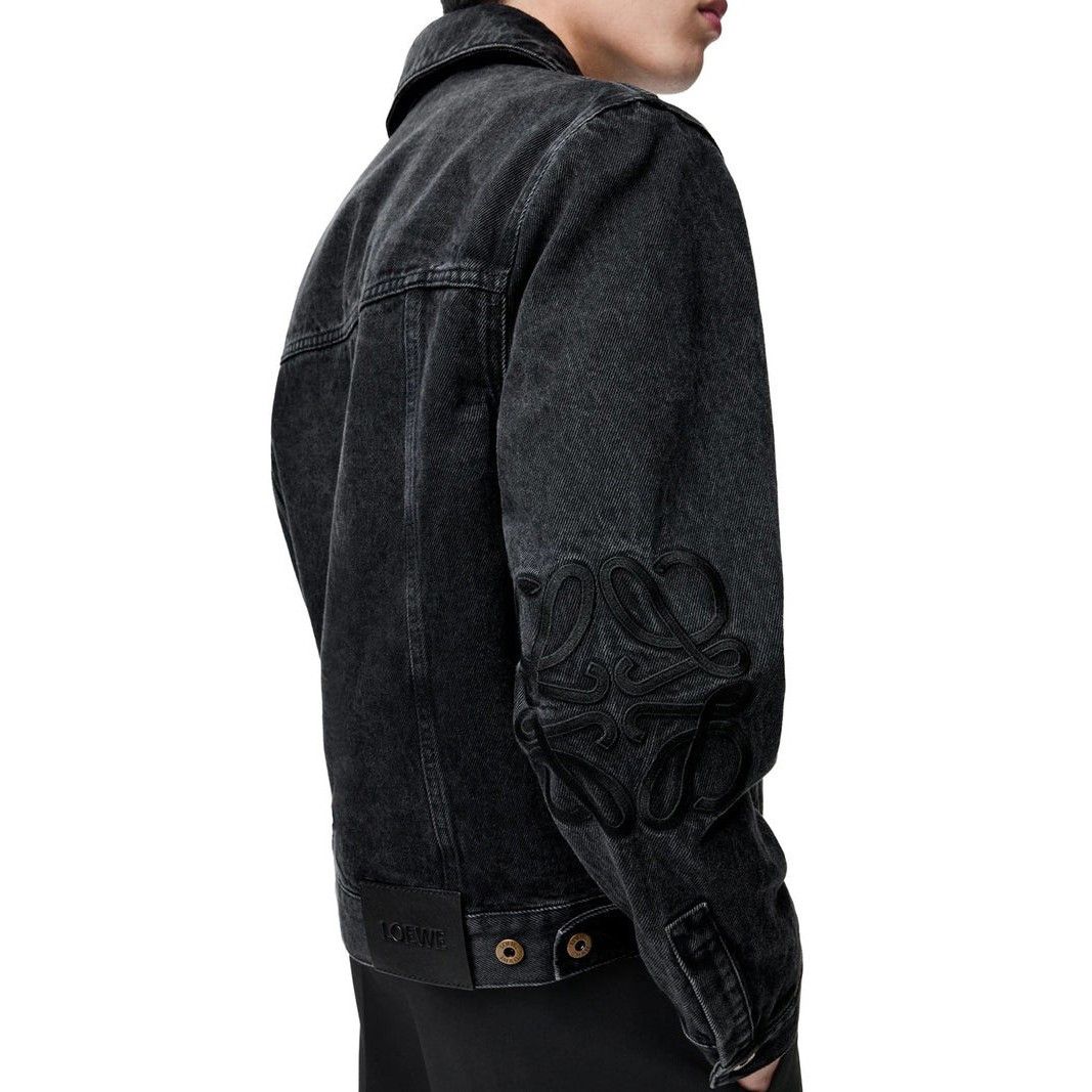 Loewe LOEWE Anagram Black Denim Jacket New & Authentic (Men's size Size US M / EU 48-50 / 2 - 3 Thumbnail
