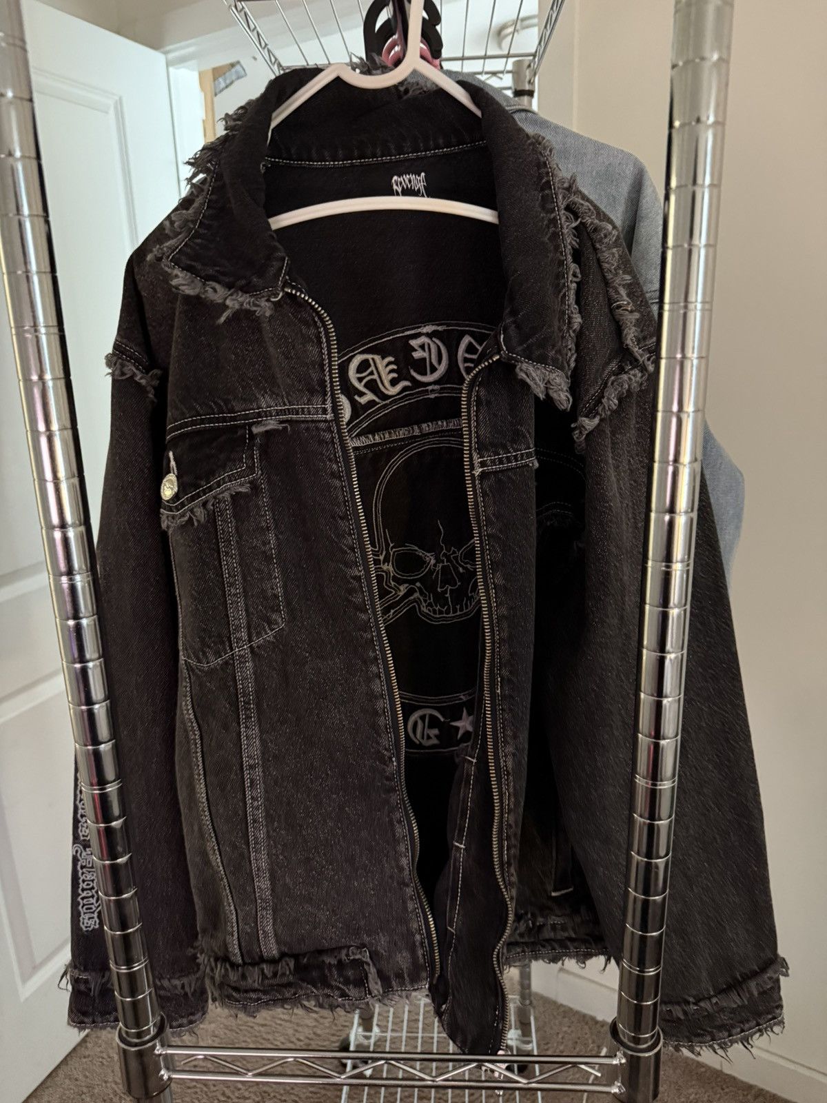 Revenge Revenge skull patch denim jacket Size US M / EU 48-50 / 2 - 1 Thumbnail