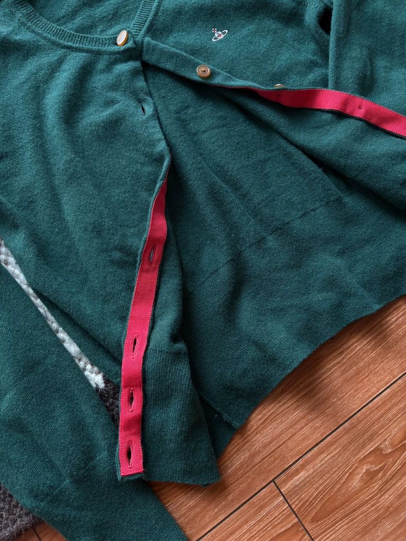 Vivienne Westwood vivienne westwood Green knit cardigan Size M / US 6-8 / IT 42-44 - 3 Thumbnail