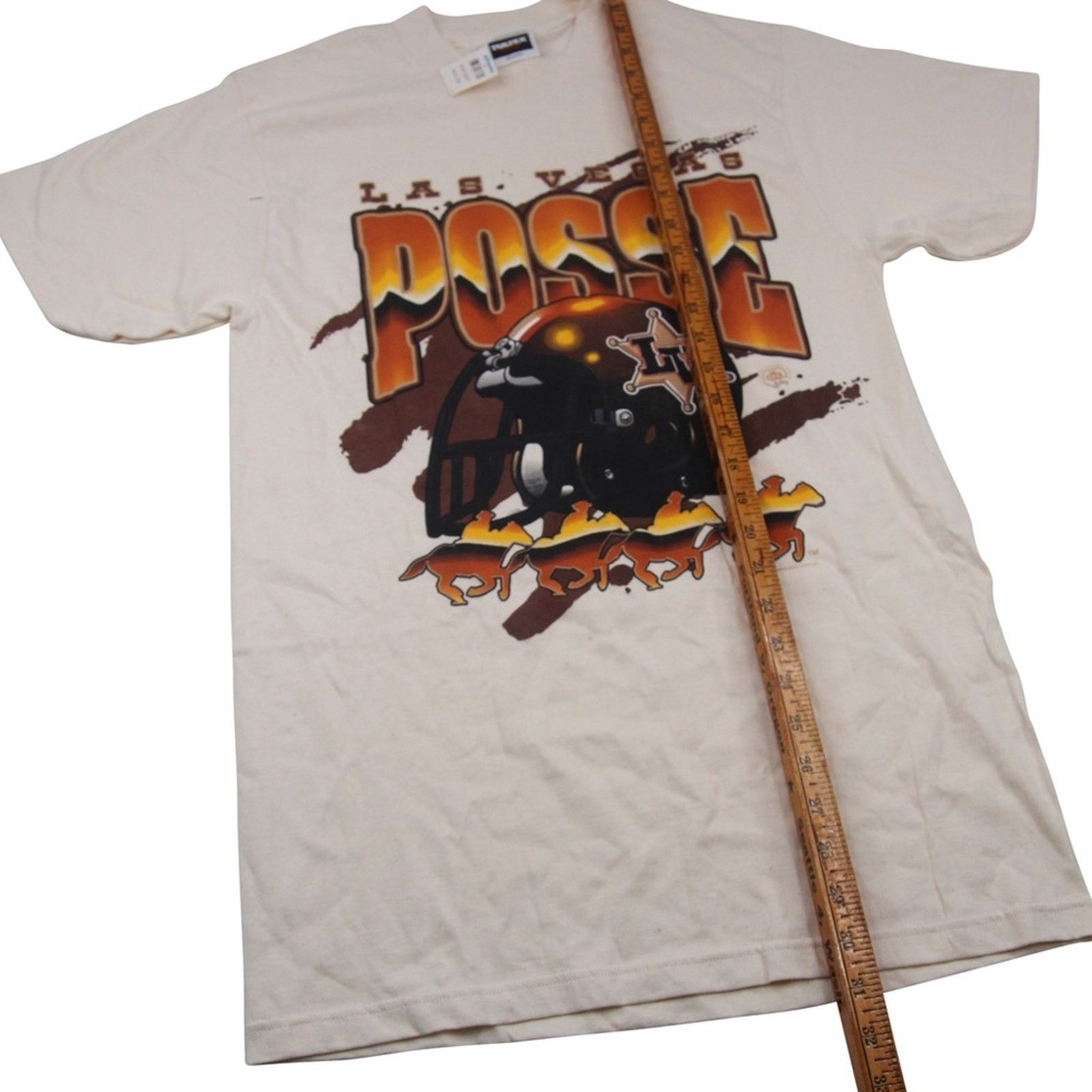 Vintage VTG Las Vegas Posse Canadian Football league graphic T shirt Size US M / EU 48-50 / 2 - 7 Thumbnail