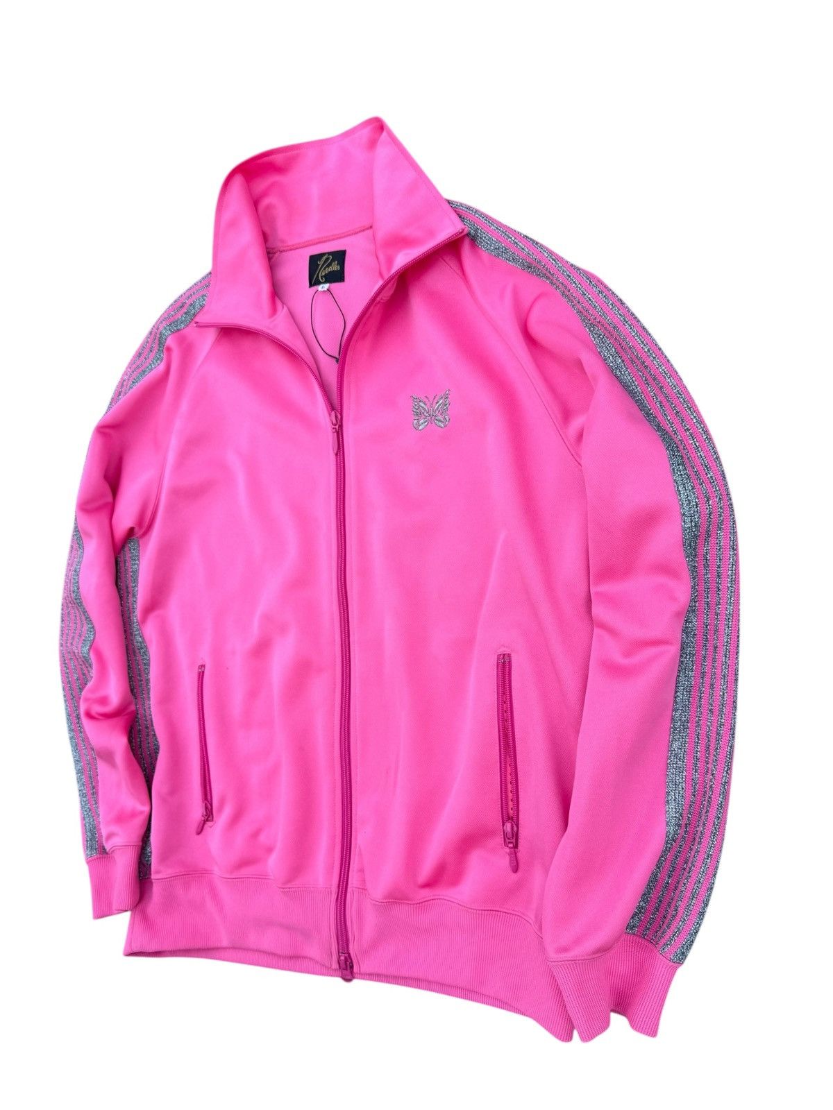 Needles Needles pink glitter track jacket Size US L / EU 52-54 / 3 - 4 Thumbnail