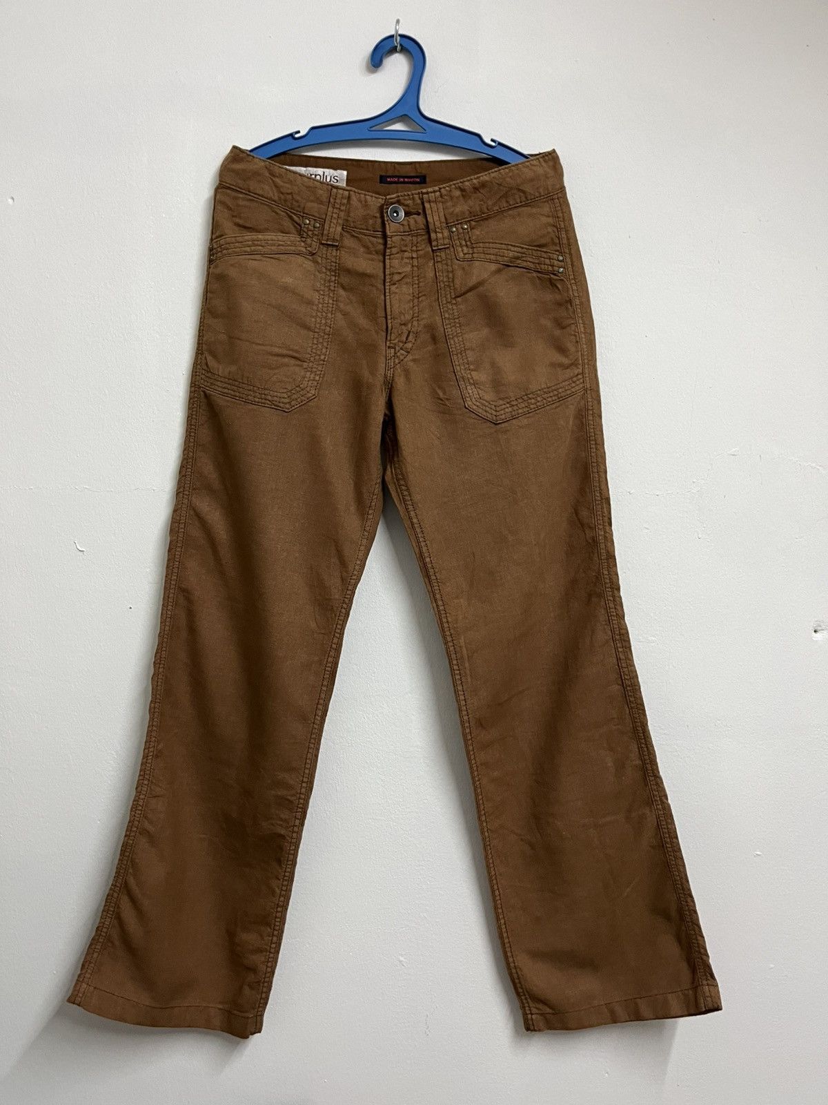 Japanese Brand 🔥 SURPLUS X BLUE WAY JAPANESE DESIGNER FLARE BUSHPANT DESIGN Size US 31 - 1 Thumbnail