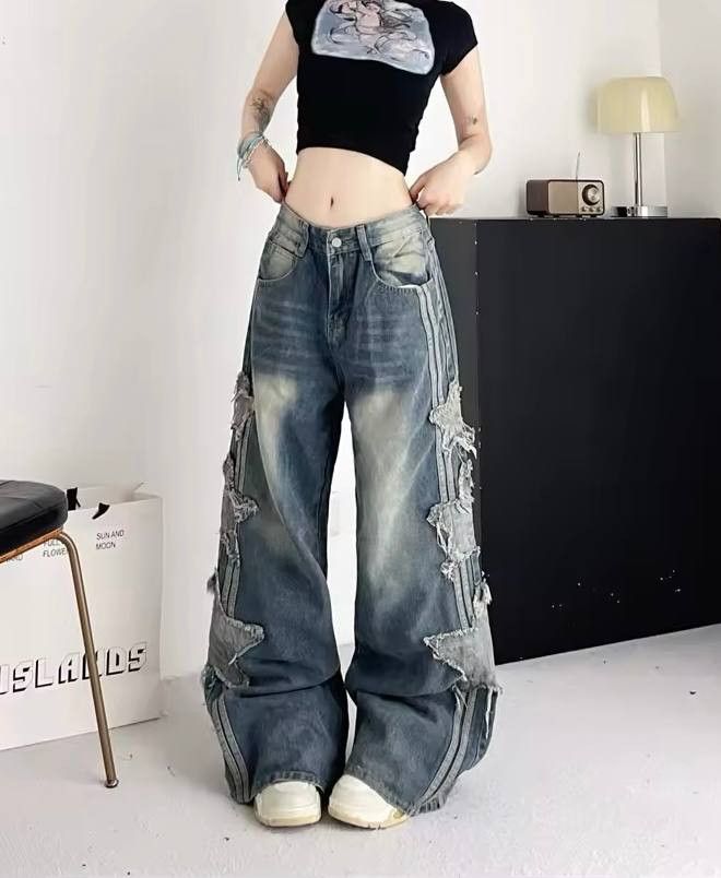 Japanese Brand × Vintage star-designed jeans Size 26" / US 2 / IT 38 - 3 Thumbnail