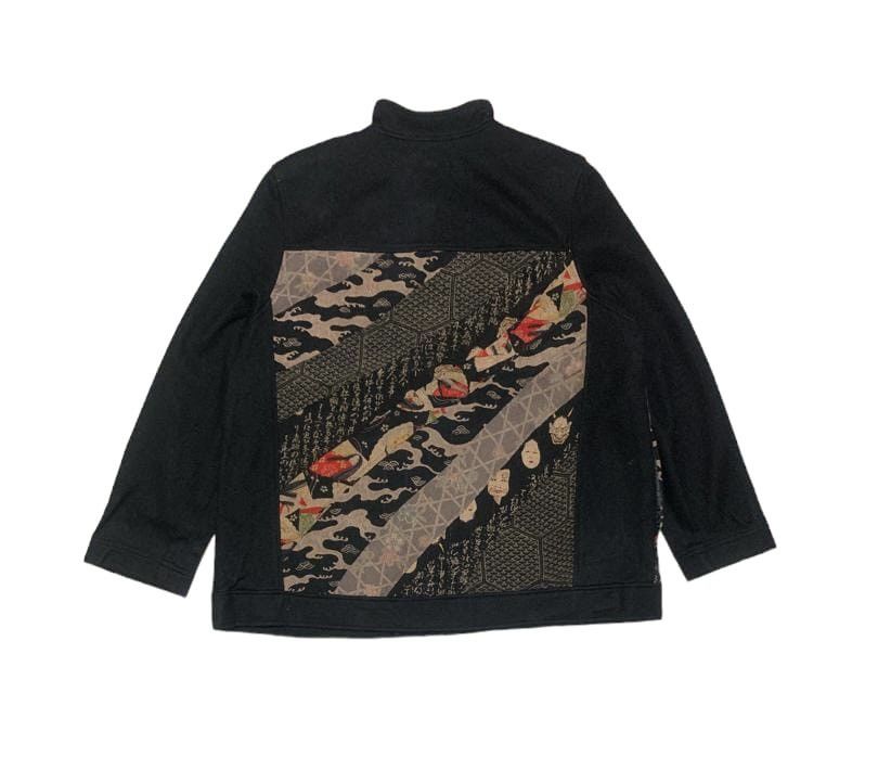 If Six Was Nine Vintage Japanese Brand Patchwork Wool Jacket By ELFAN Size US L / EU 52-54 / 3 - 2 Thumbnail